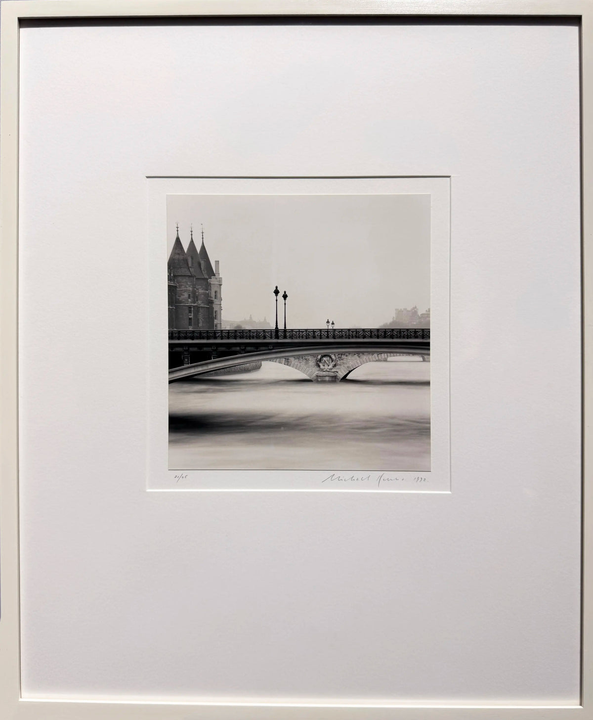 18914, Michael Kenna, Pont Notre Dame, Paris, France, 1992, printed 1994