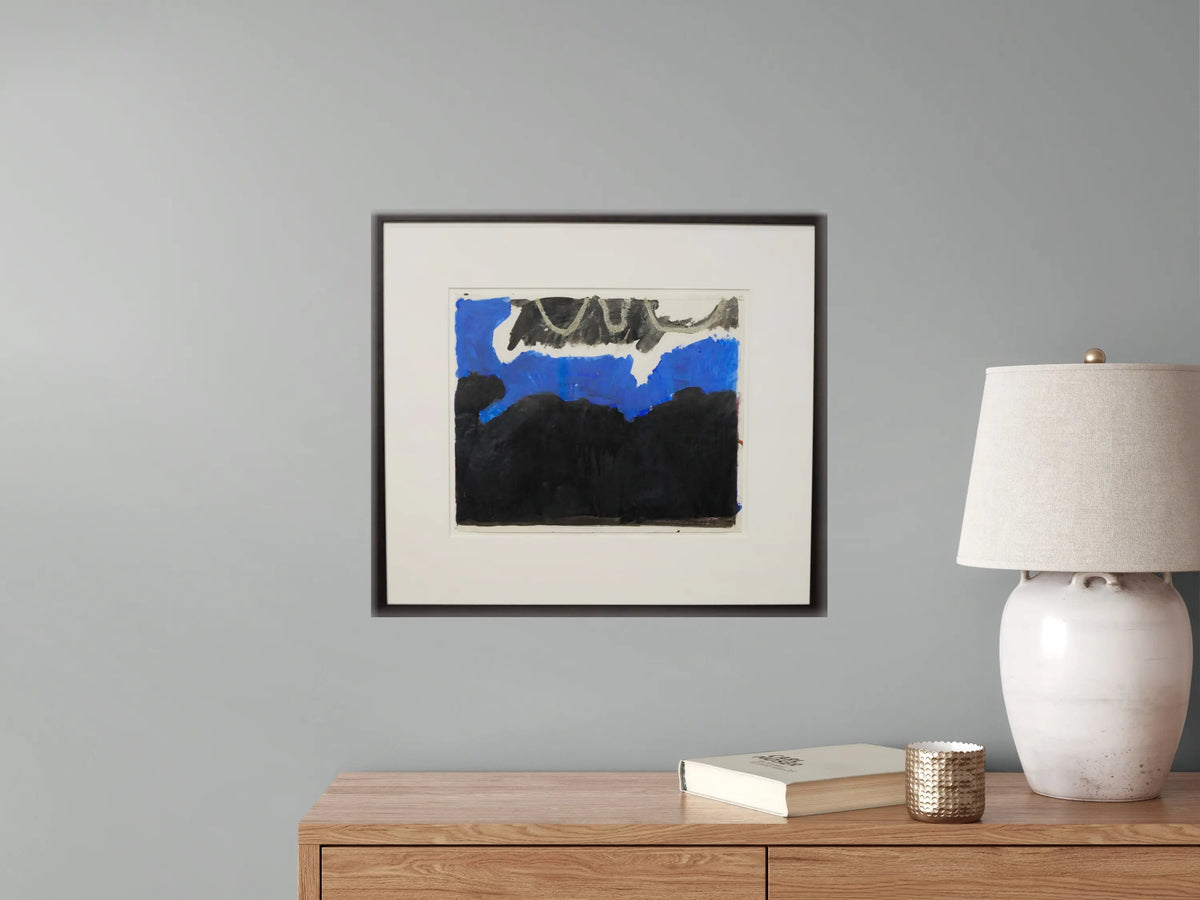 18949, Edward Dugmore, Black, Blue and White, 1966