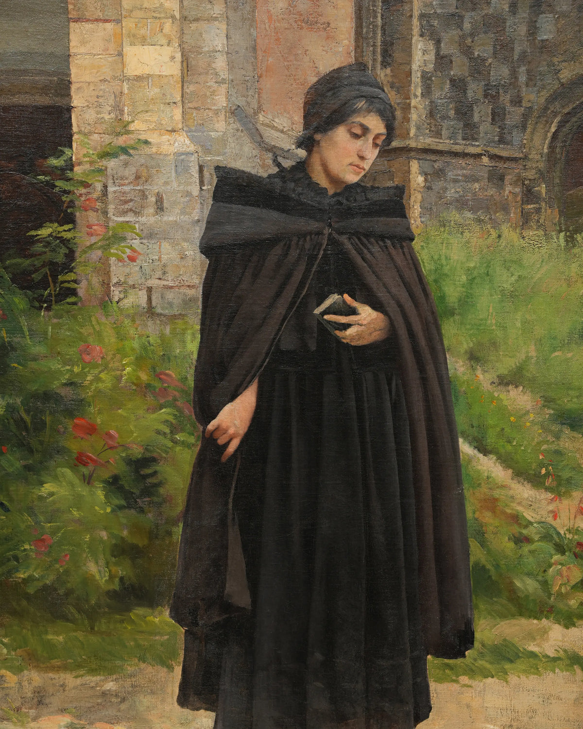 18820, Charles Sprague Pearce, Leaving the Church, c. 1880s