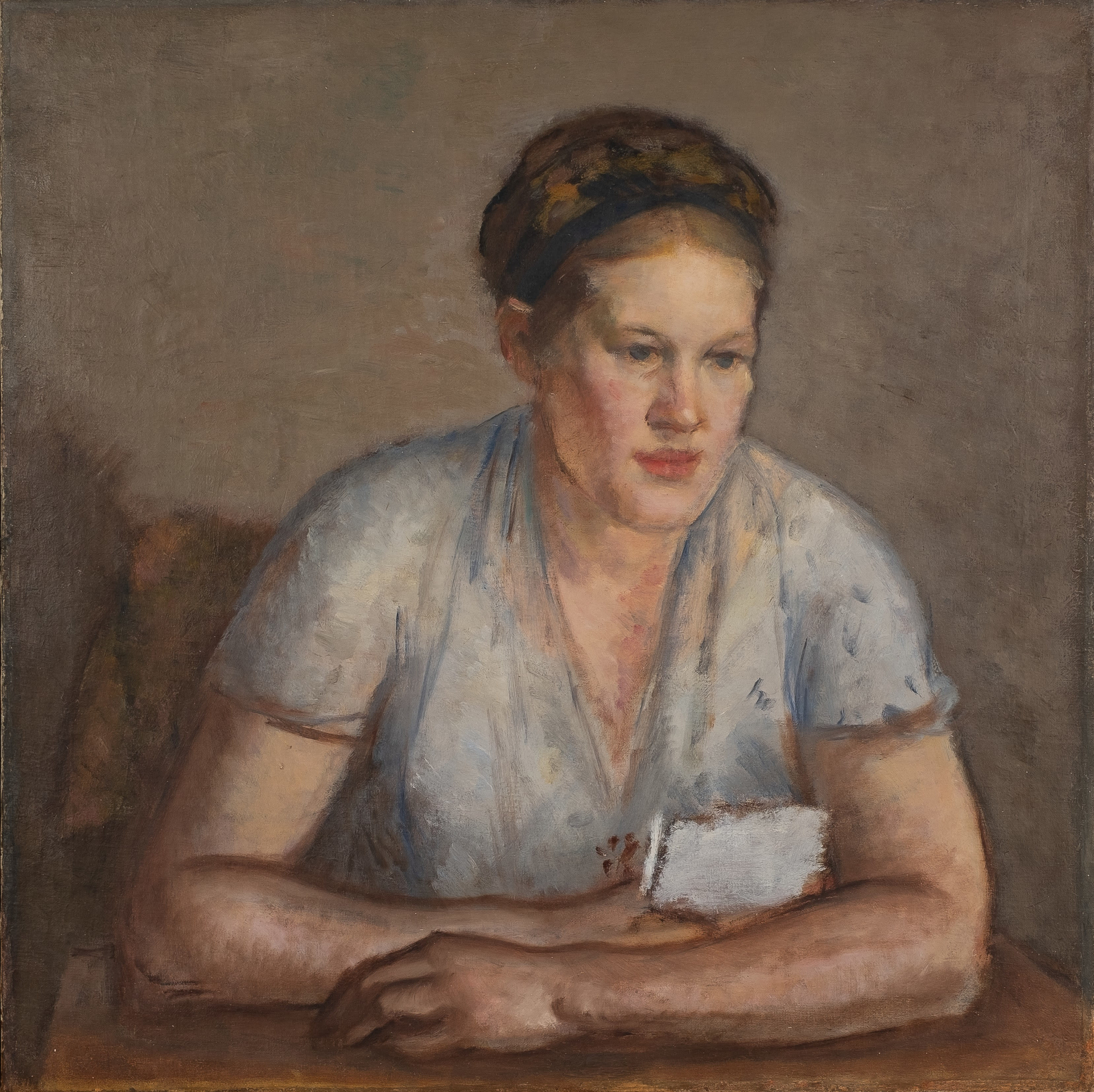 15497, Simka Simkhovitch, Elsa Reading a Letter, Circa 1940