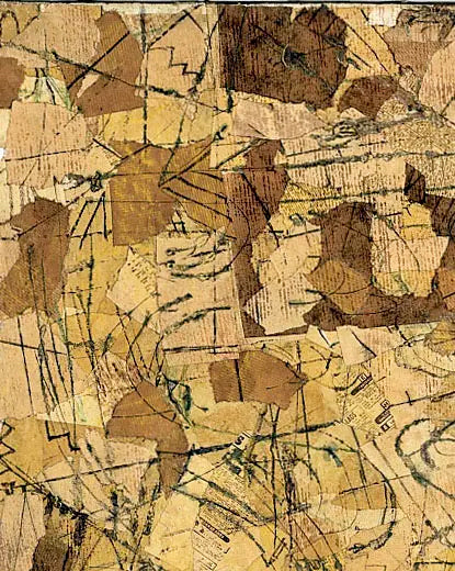 15371, Georges Noël, Palimpseste éclaté, Dated lower left: 1964
