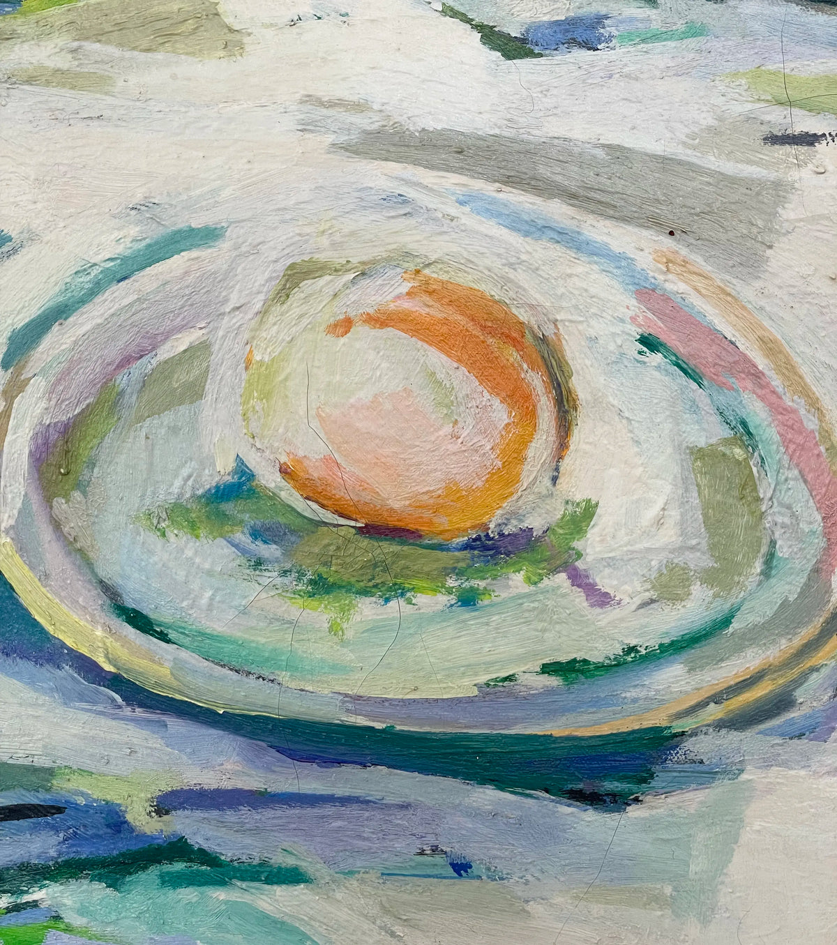 17165, Jane Piper, Orange on a Plate, 1965