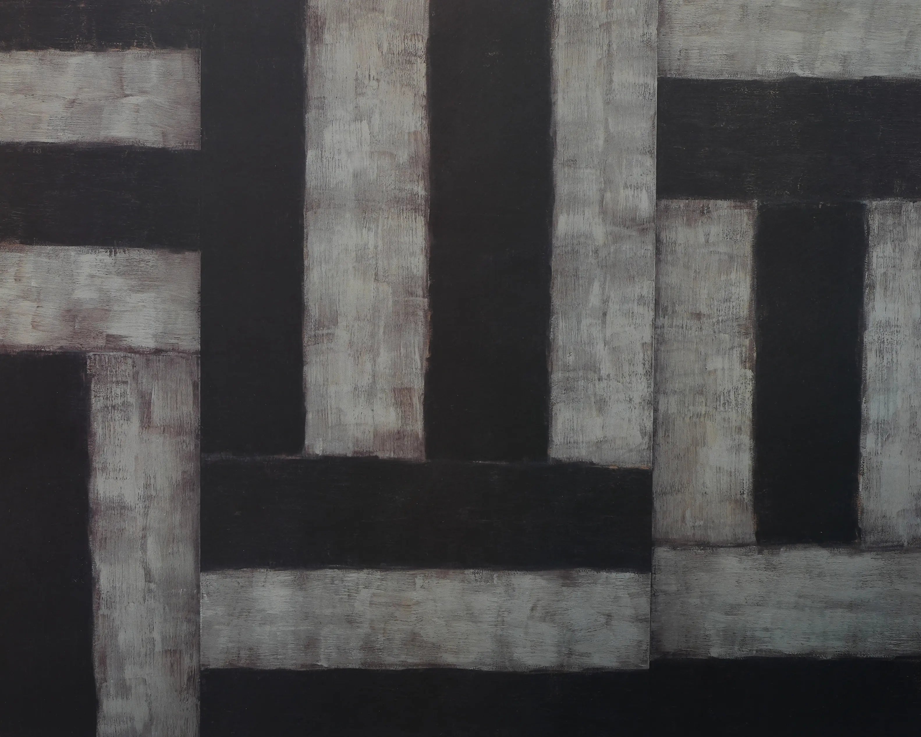 18415, Sean Scully, Durango (Black Abstraction), 1990