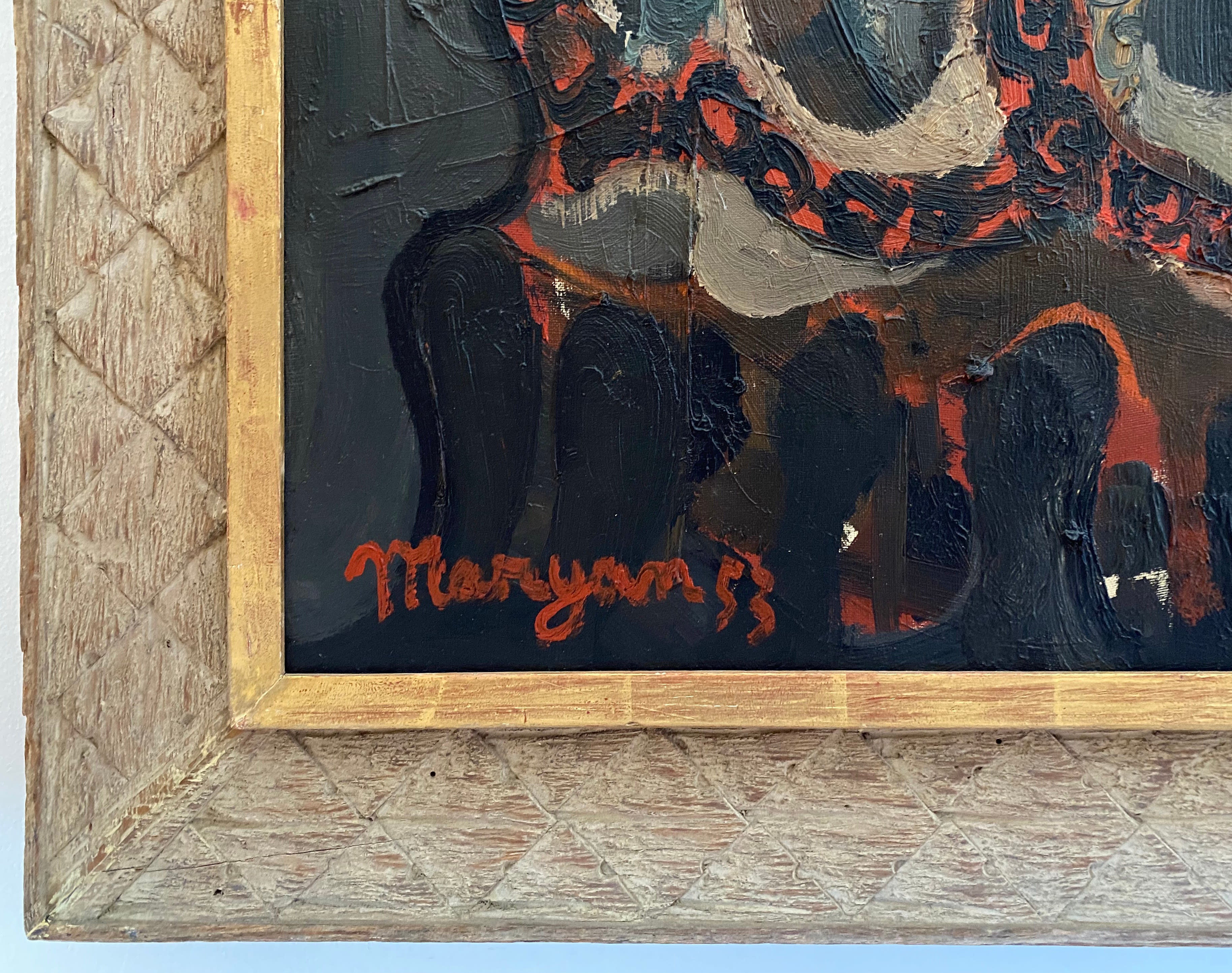 15558, Pinchas Maryan, Orange Helmet, 1953