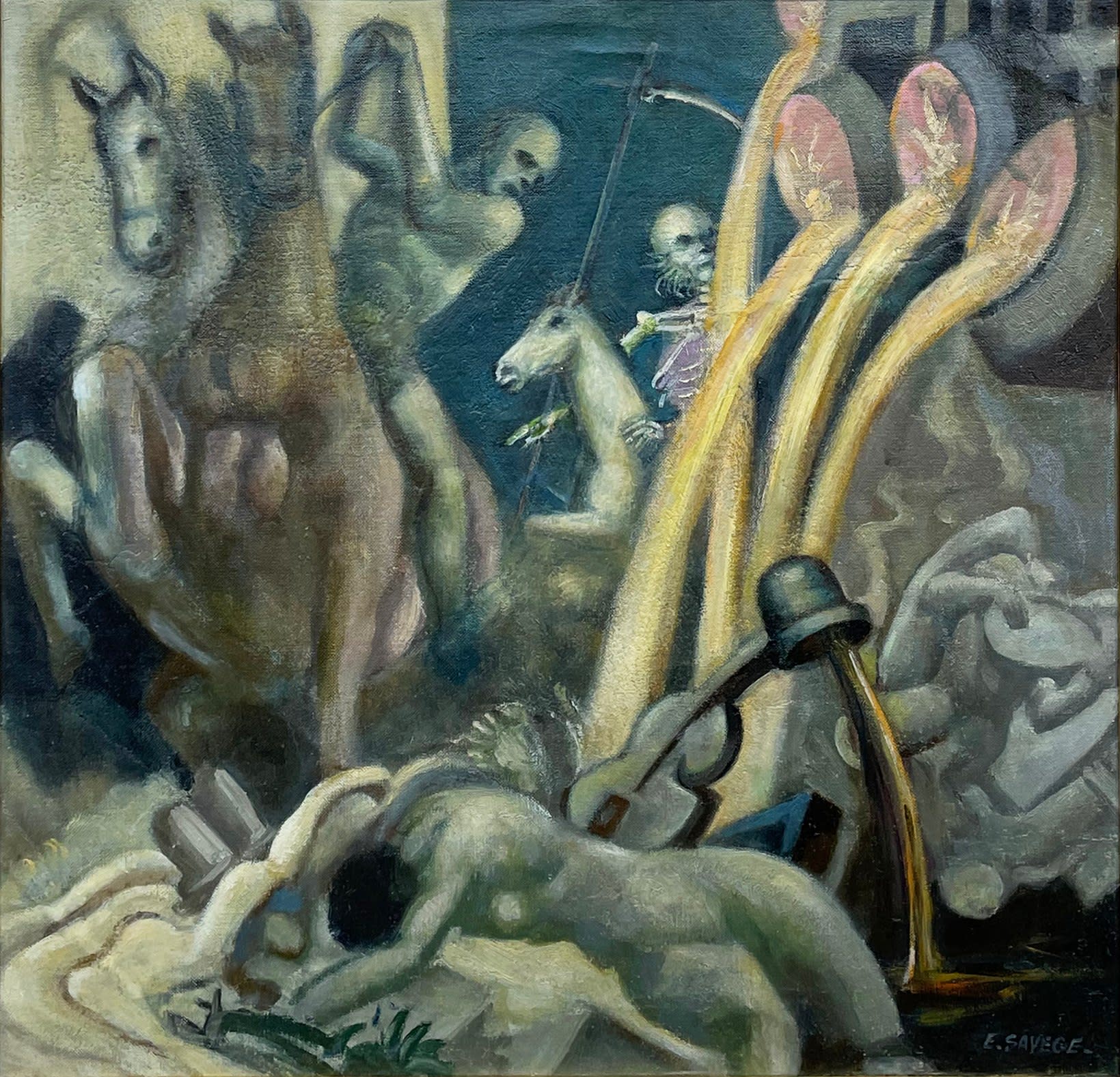 14929, Eugene Francis Savage, Apocalypse, circa 1940