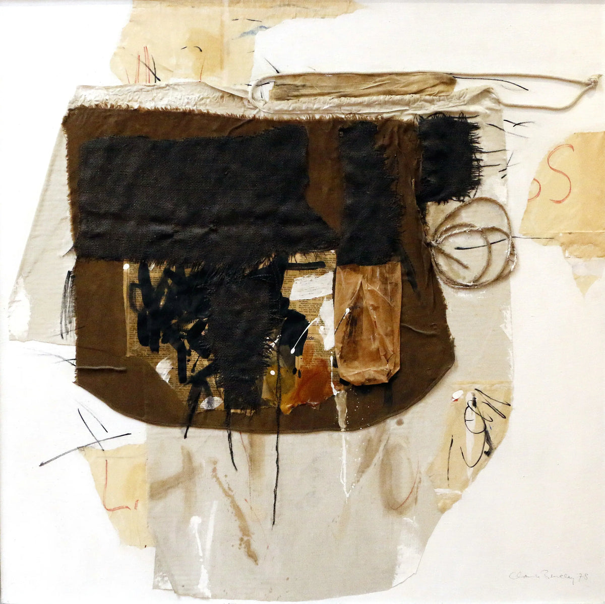17215, Claude Bentley, Black and Brown with Bag, 1978