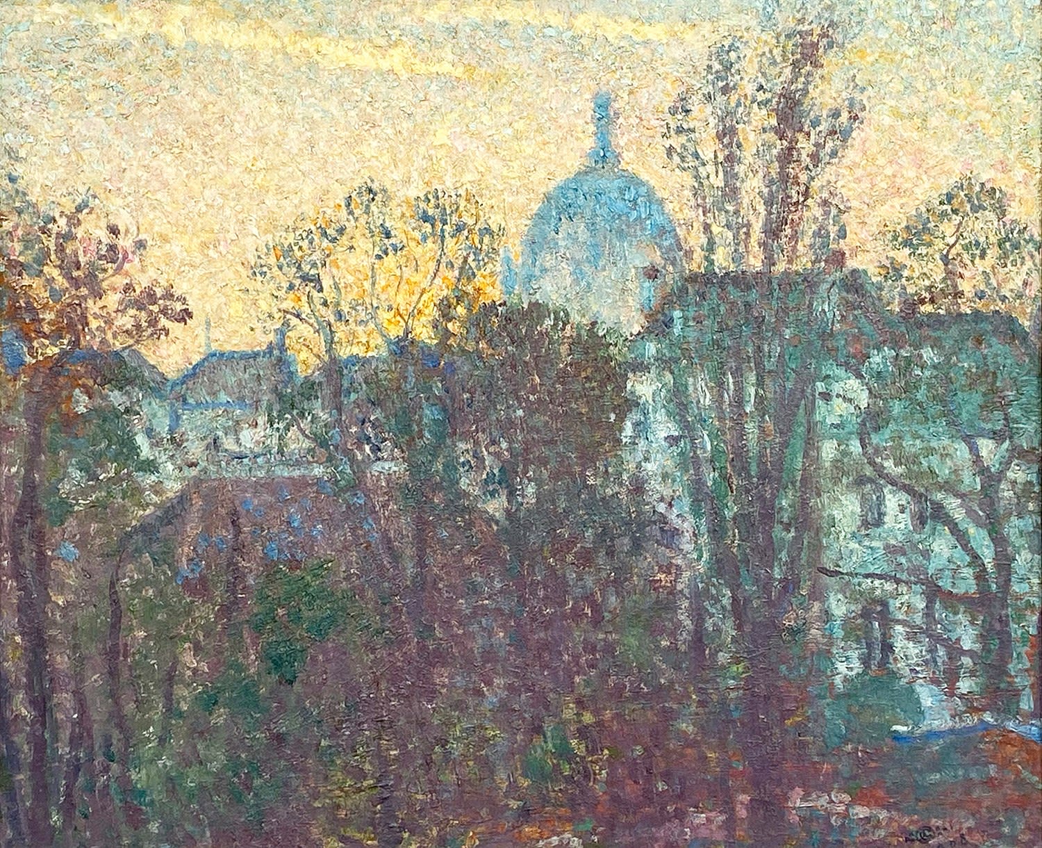 18172, Georges Lemmen, L'Eglise Sainte-Marie à Schaerbeek, 1908