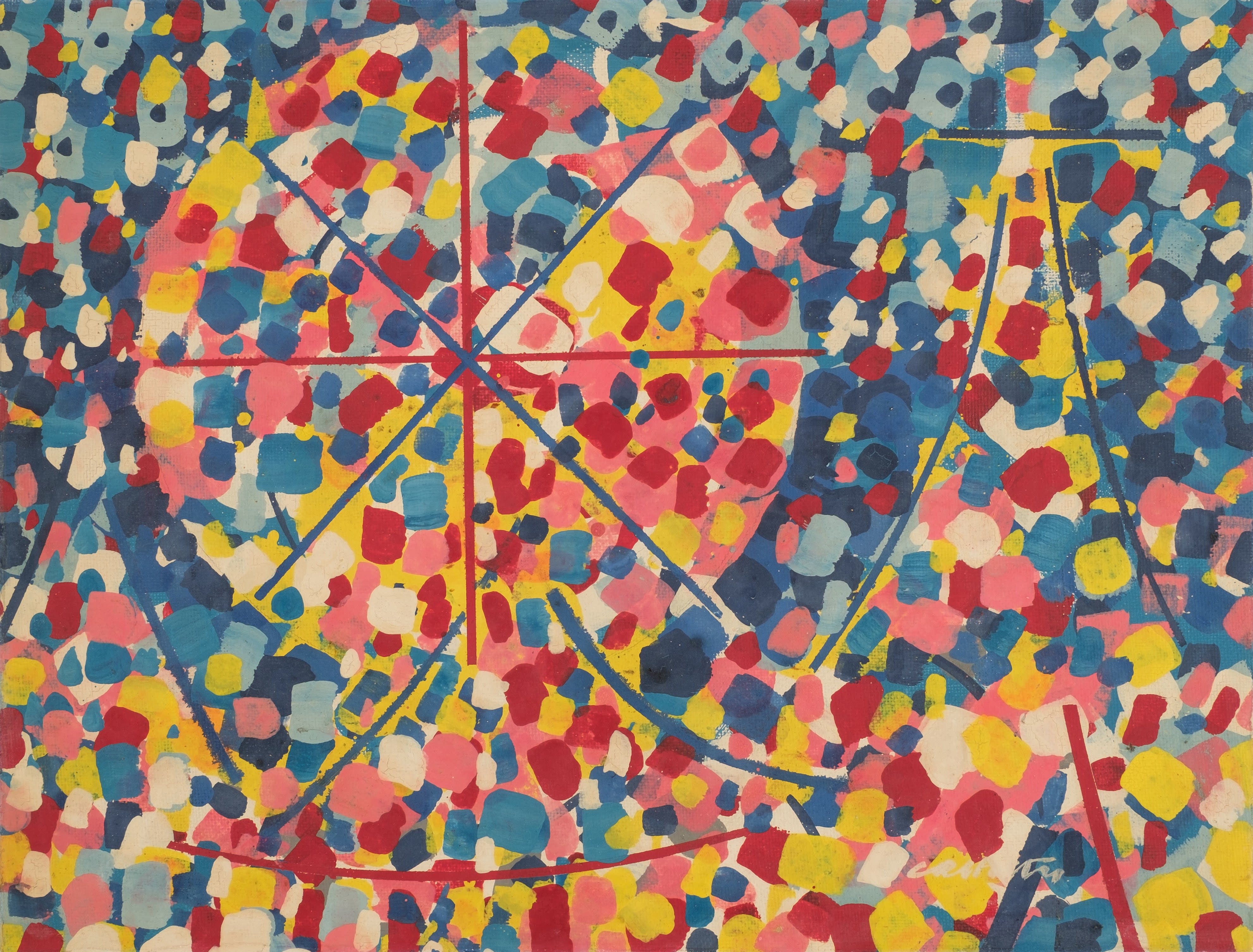 16873, Carl Holty, Mosaic #1002, 1950
