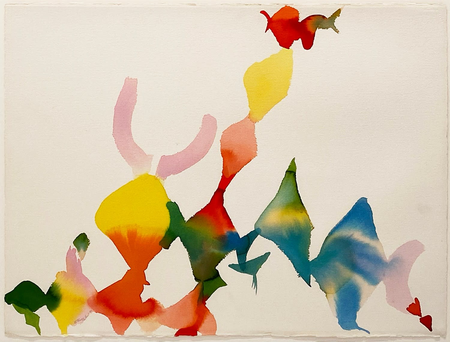 18130, Alice Baber, The Pink Flute of the Jaguar, (Sacred Space series), 1982