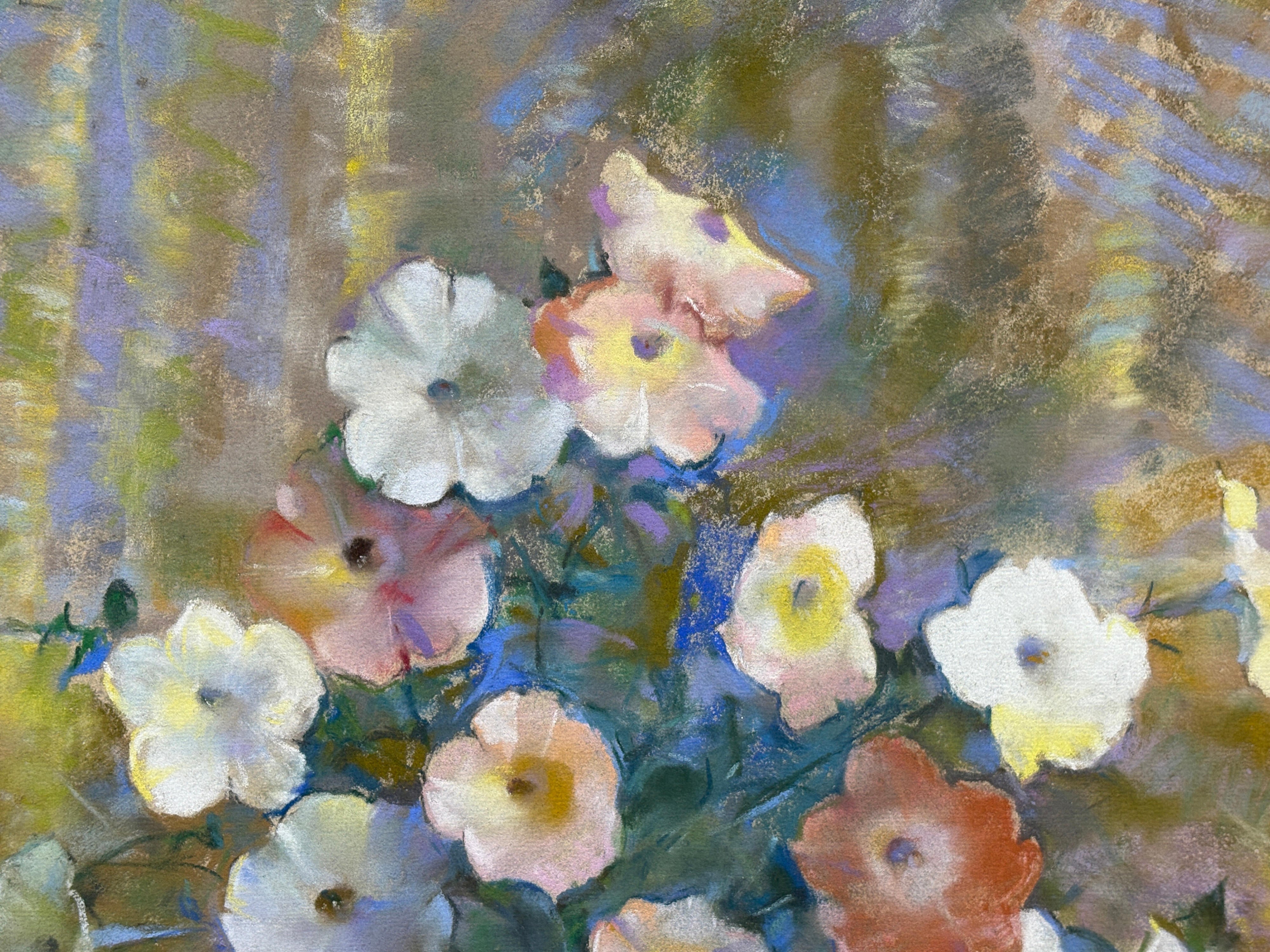 14820, Laura Coombs Hills, Pink and White Petunias, circa 1930