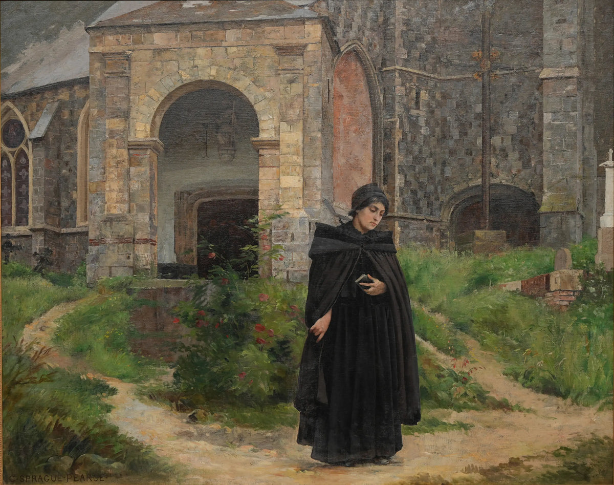 18820, Charles Sprague Pearce, Leaving the Church, c. 1880s