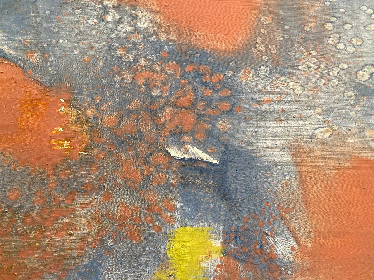 15688, Carl Holty, Red, Yellow, Blue, Gray, 1971