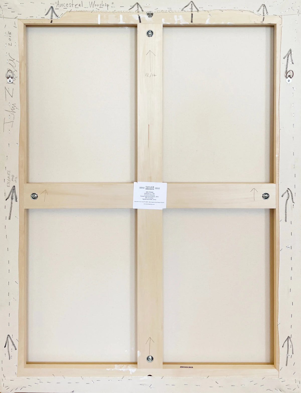 14169, John Zinsser, Ancestral Worship, 2015