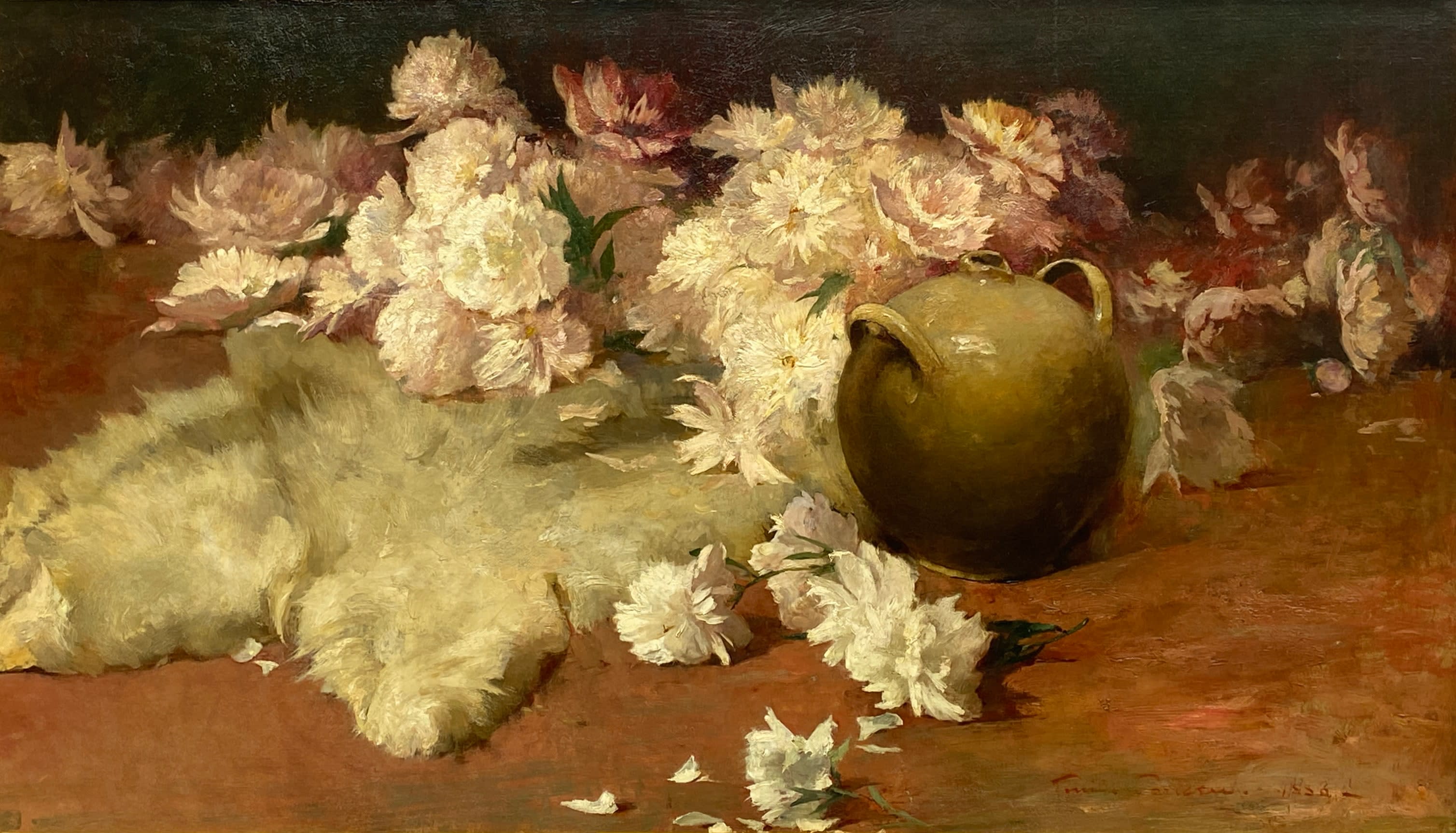 18584, Soren Emil Carlsen, Peonies, 1886