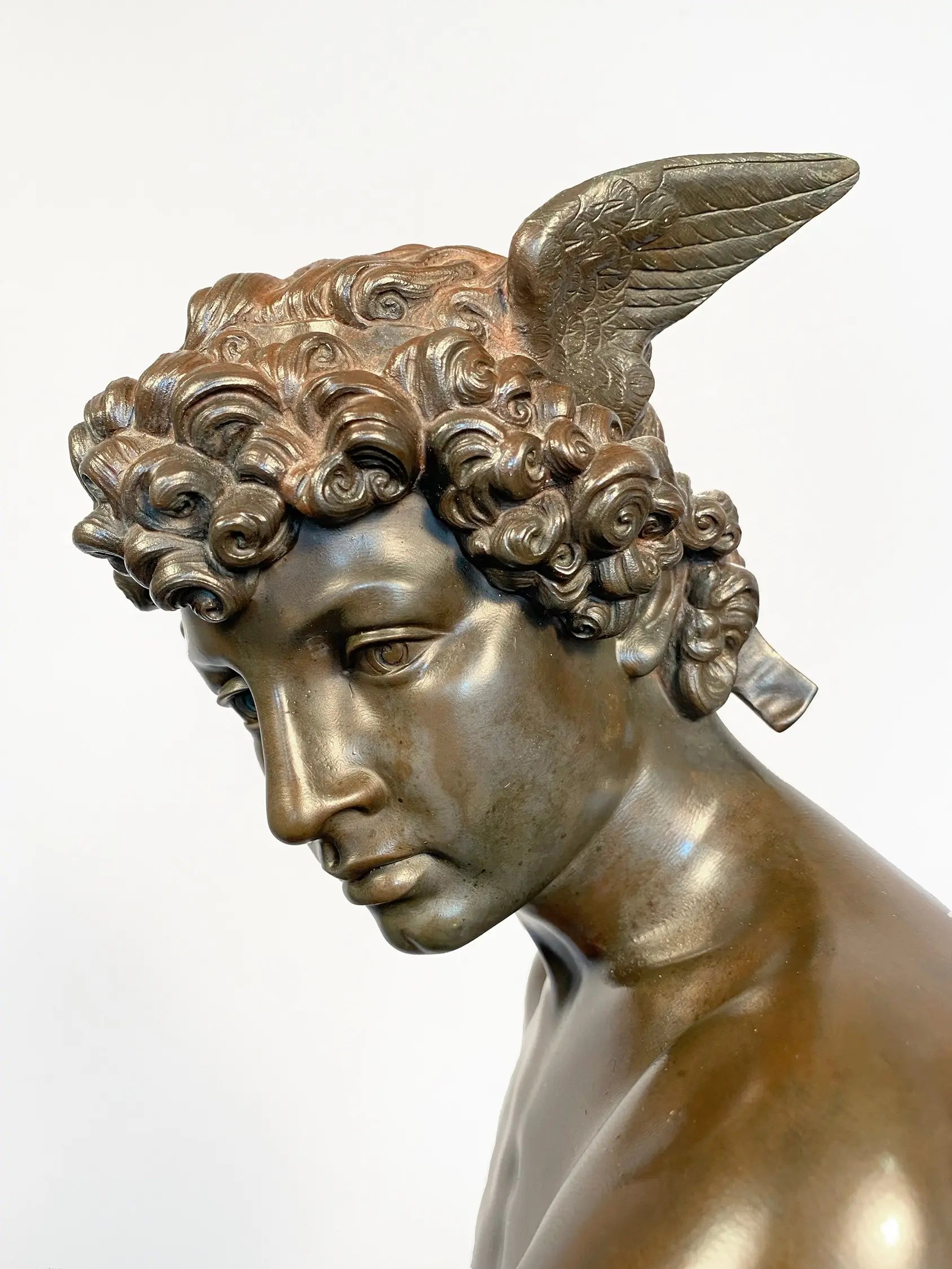 14497, Marius Pierre Montagne, Seated Mercury, cast 1867