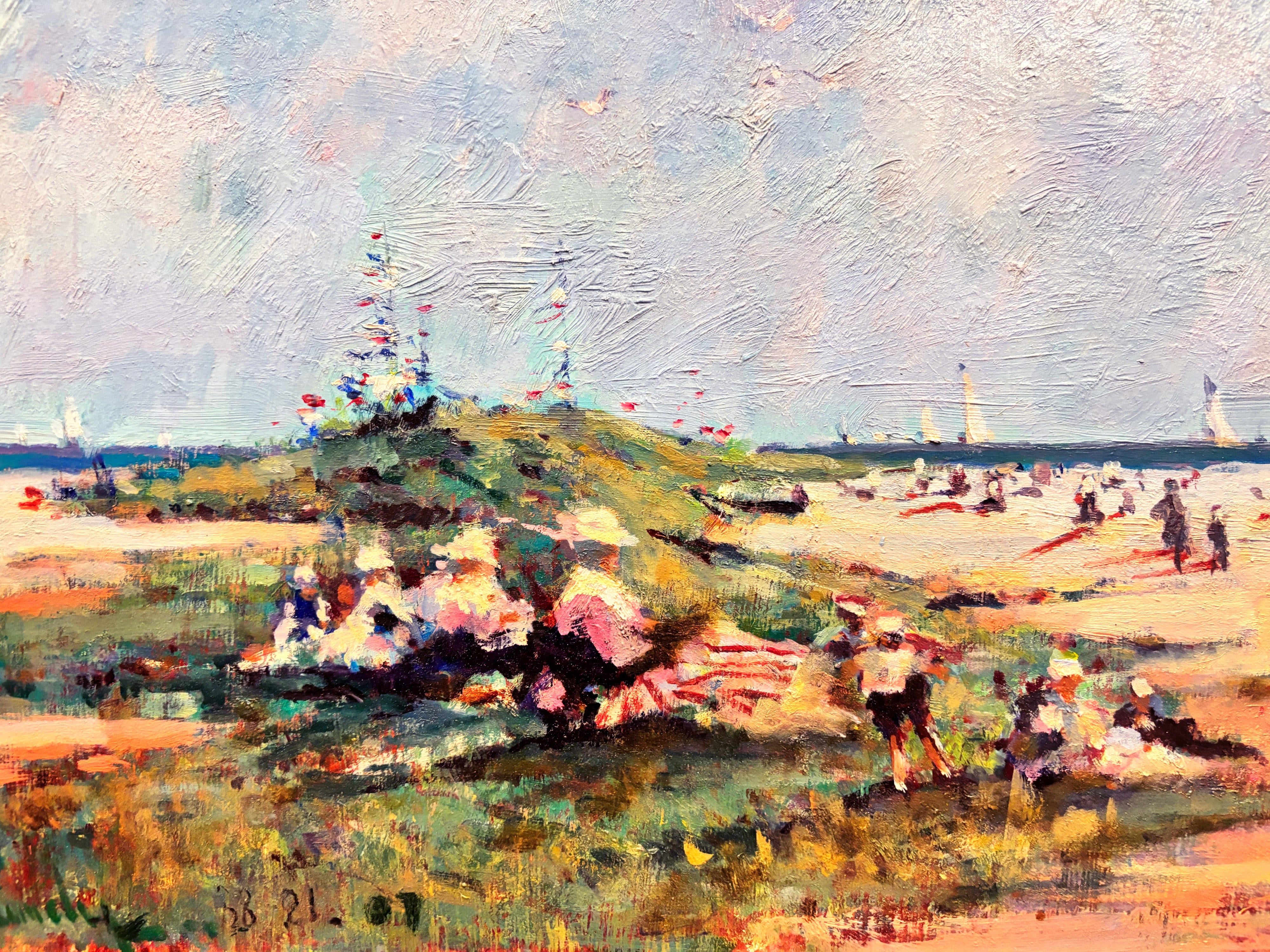 16436, Donald R. Purdy, Beach Scene, 1988