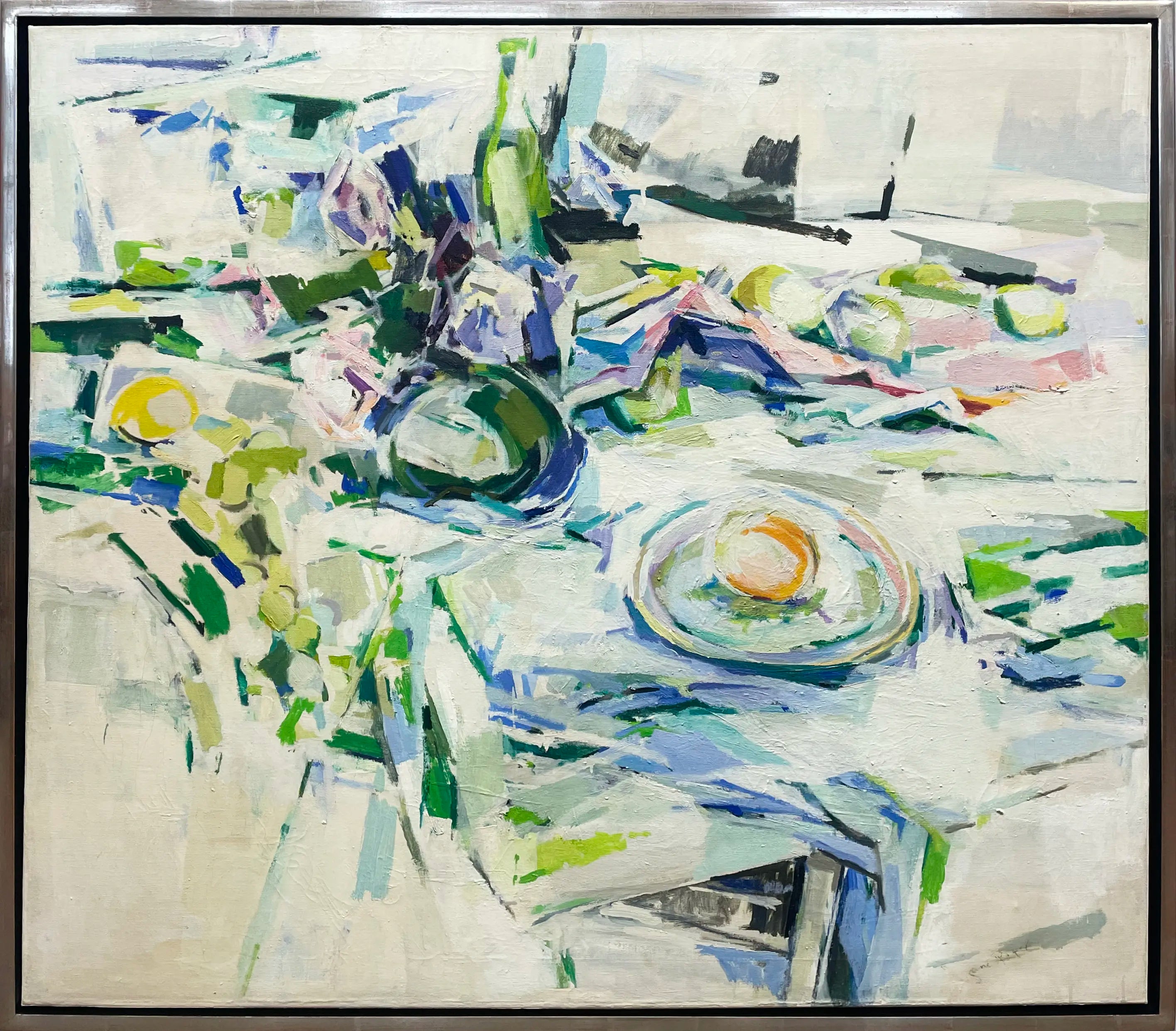 17165, Jane Piper, Orange on a Plate, 1965