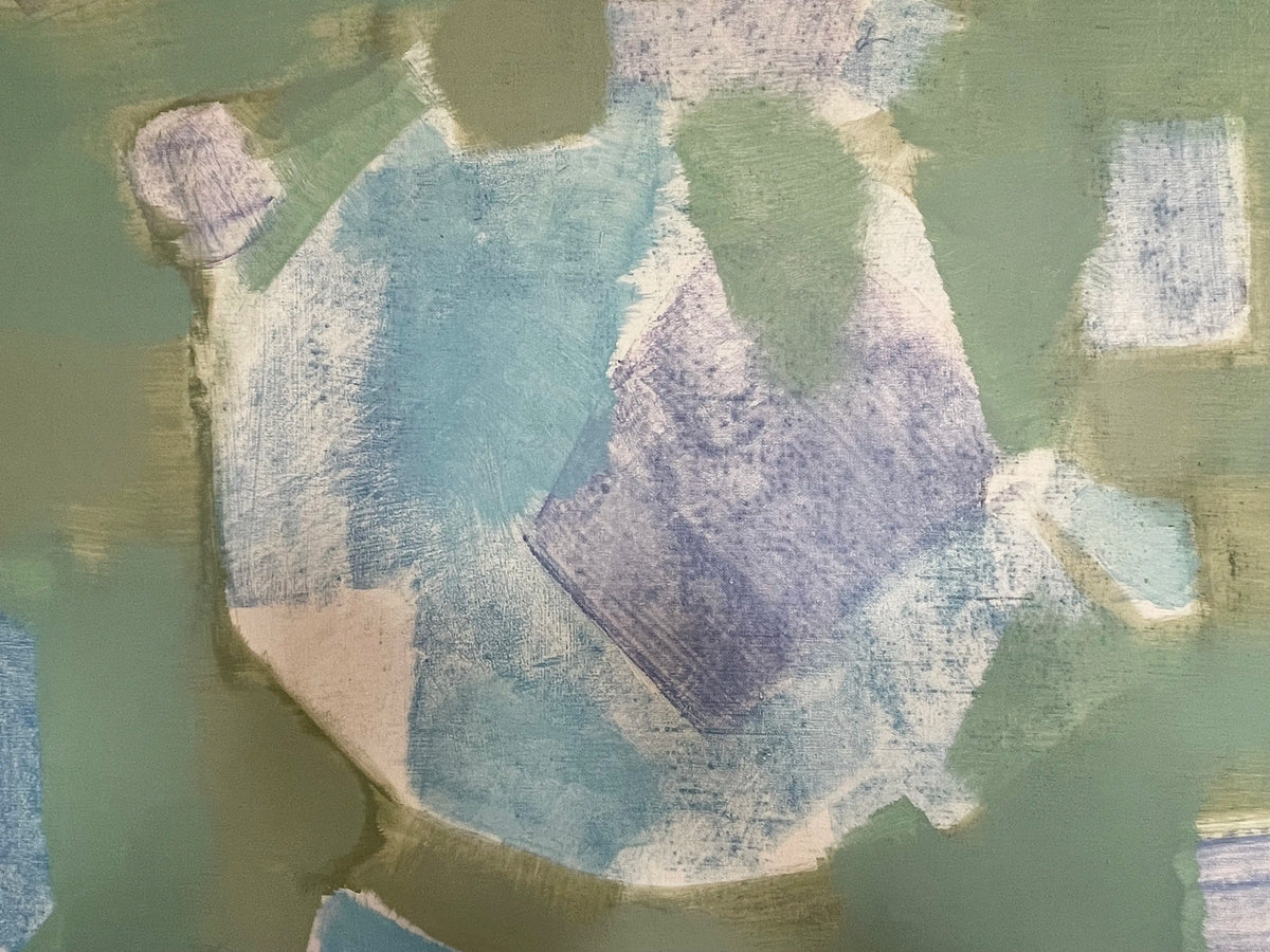 17120, Carl Holty, Blue and Green, 1959