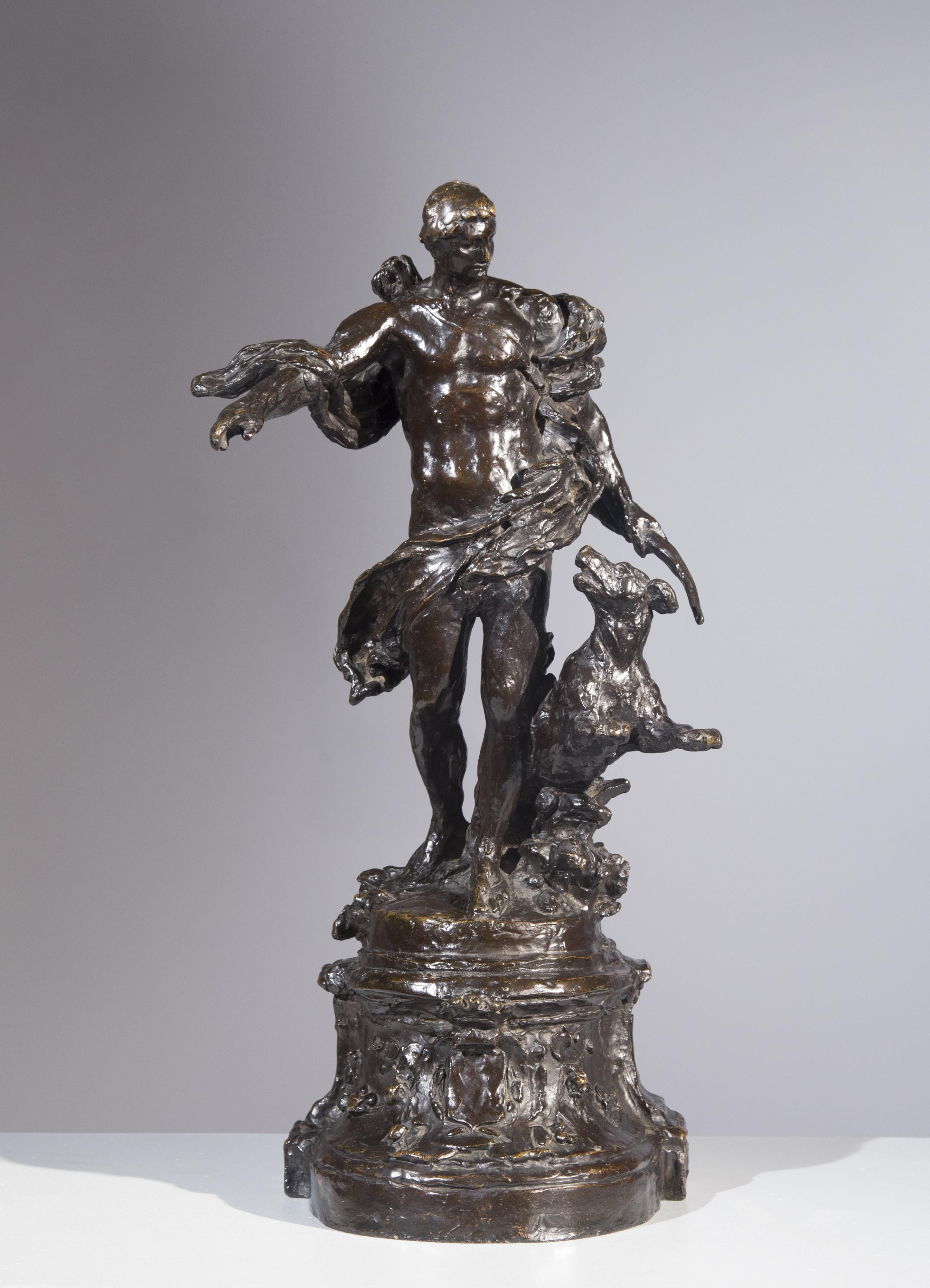 15919, Aimé-Jules Dalou, Le Chasseur, c. 1898