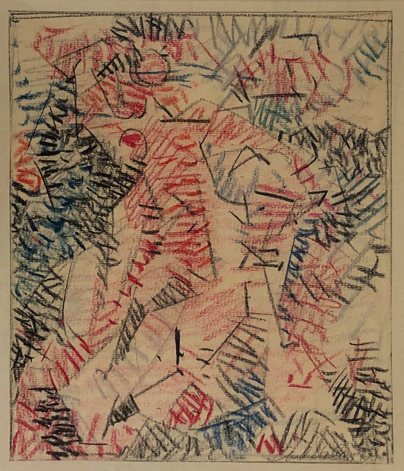 16859, Carl Holty, Europa and the Bull, 1951