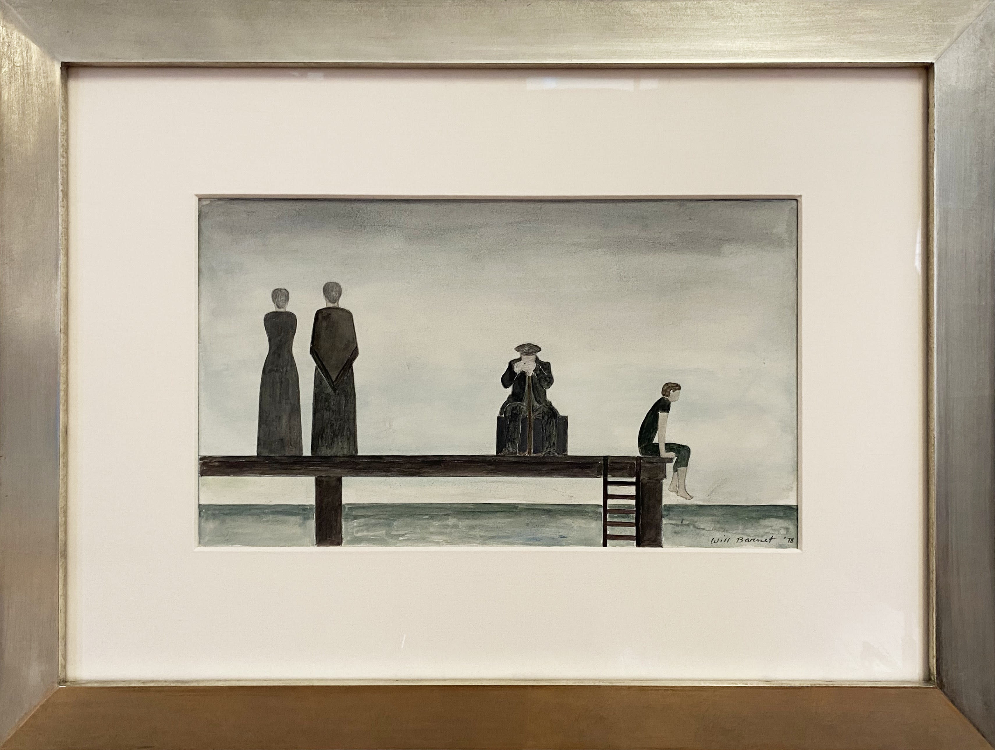 17359, Will Barnet, Study for Old Man’s Afternoon, 1978