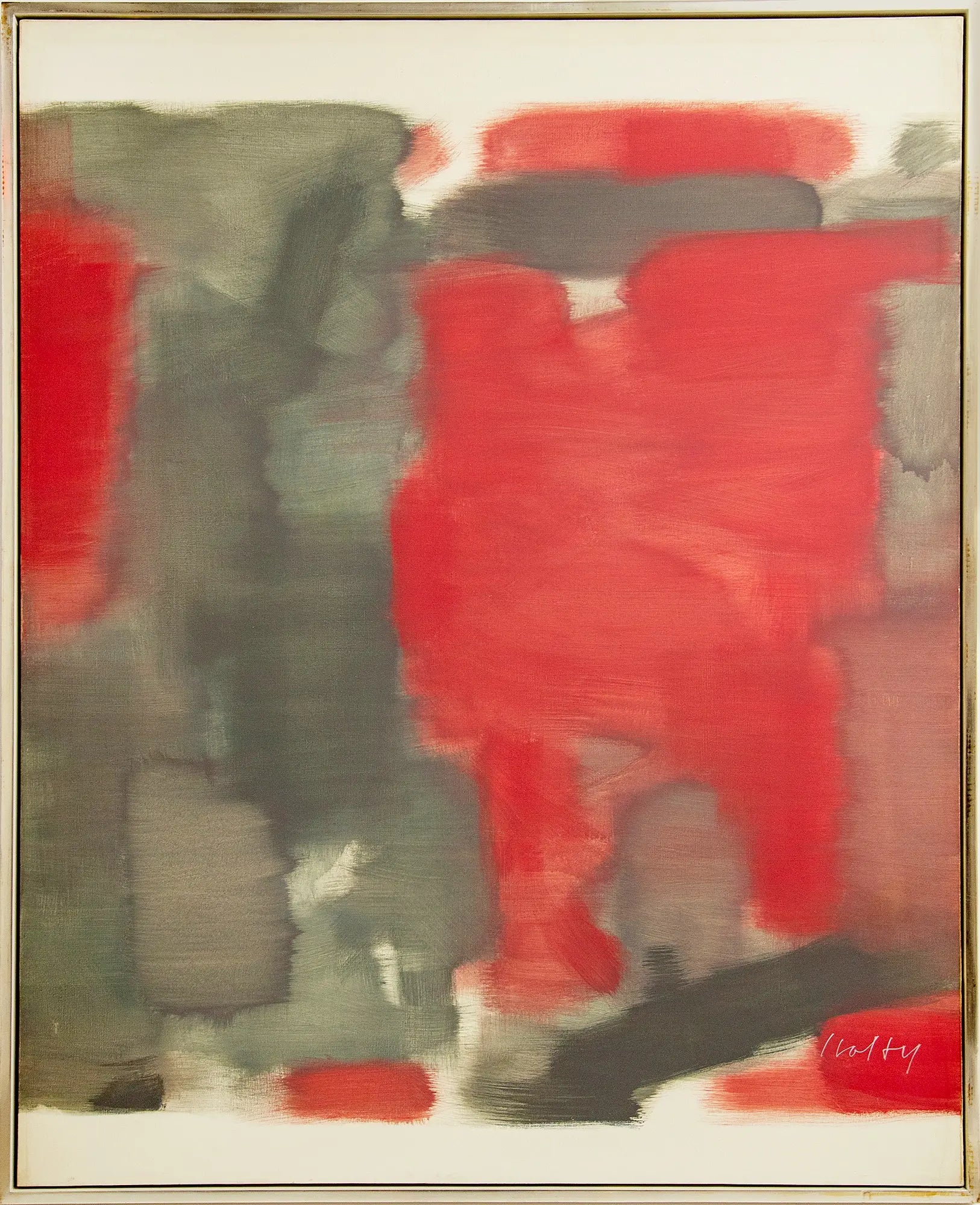 14131, Carl Holty, Twelfth Night (Red), 1962