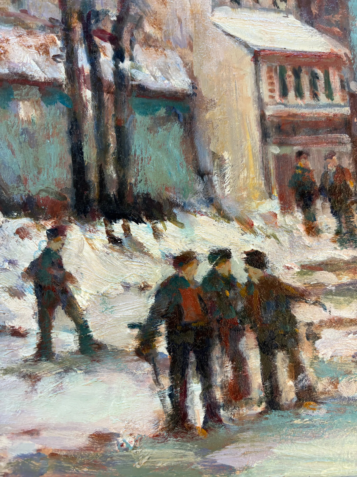 15399, Donald R. Purdy, Village Under Snow, 1990-1998