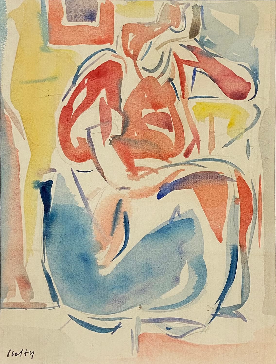 16812, Carl Holty, Untitled #378, c. 1946-50