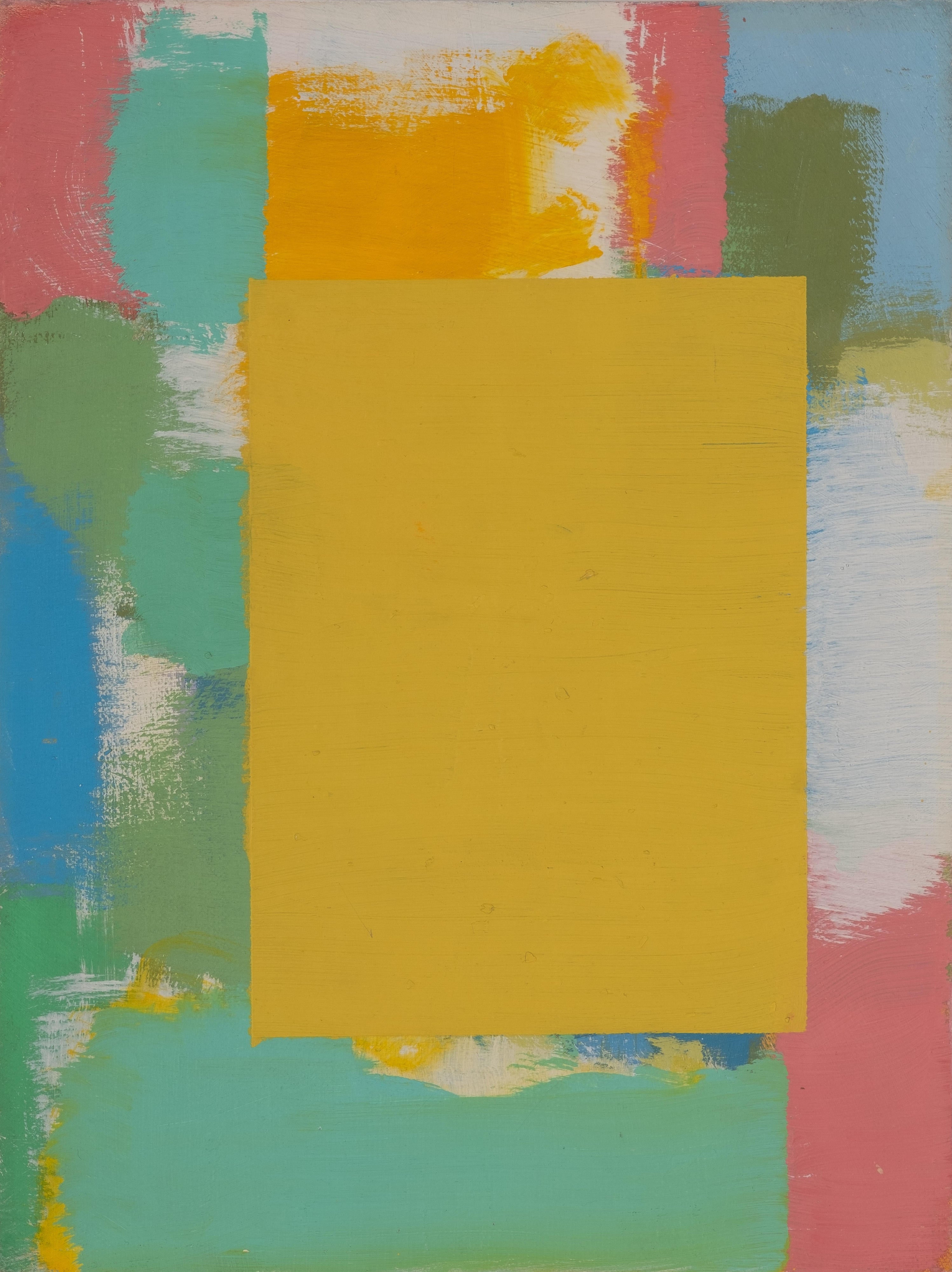 16890, Carl Holty, Color Theory, Yellow Square #6, c. 1955