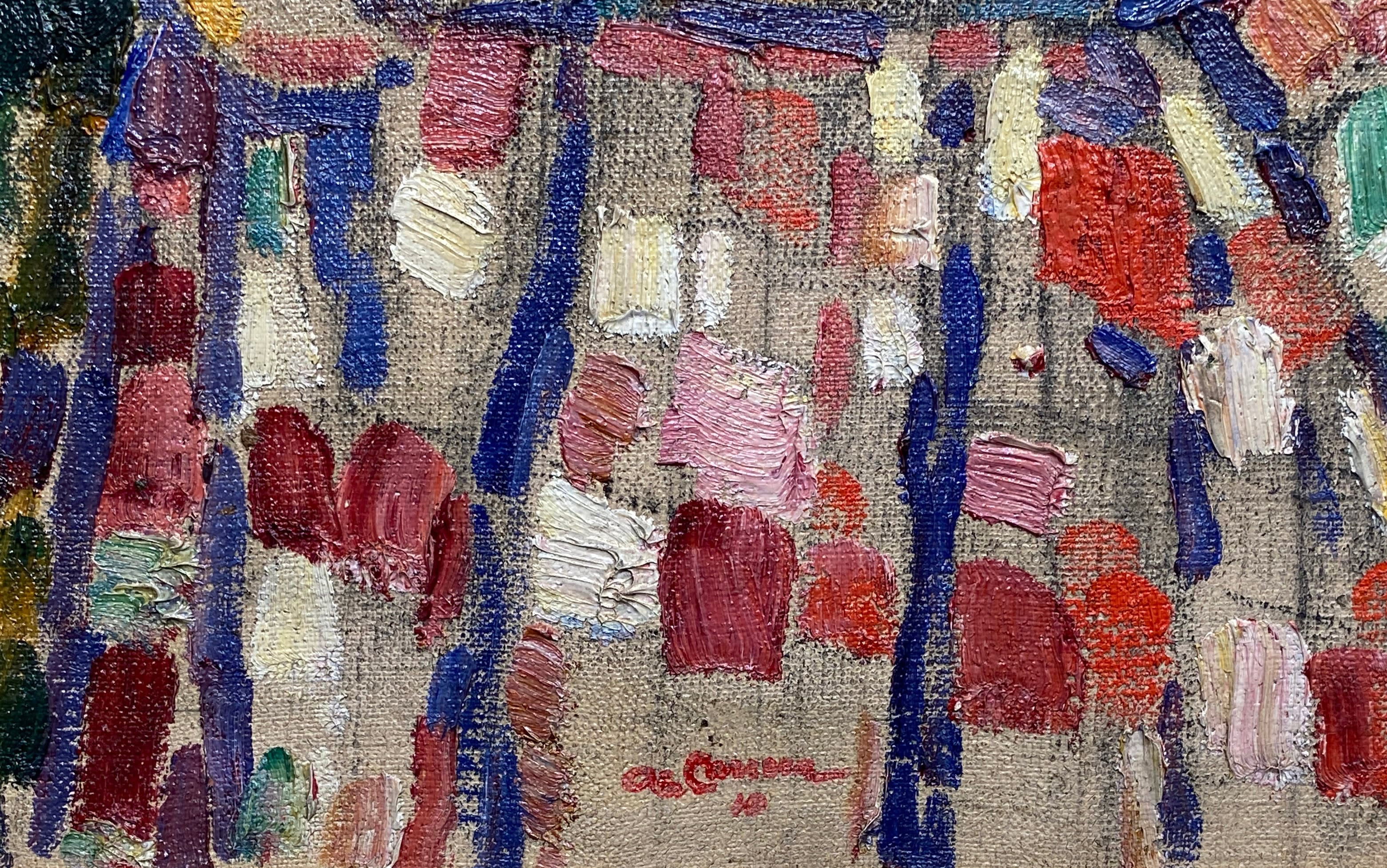 18587, Augustin Carrera, Girl Gathering Flowers, 1910