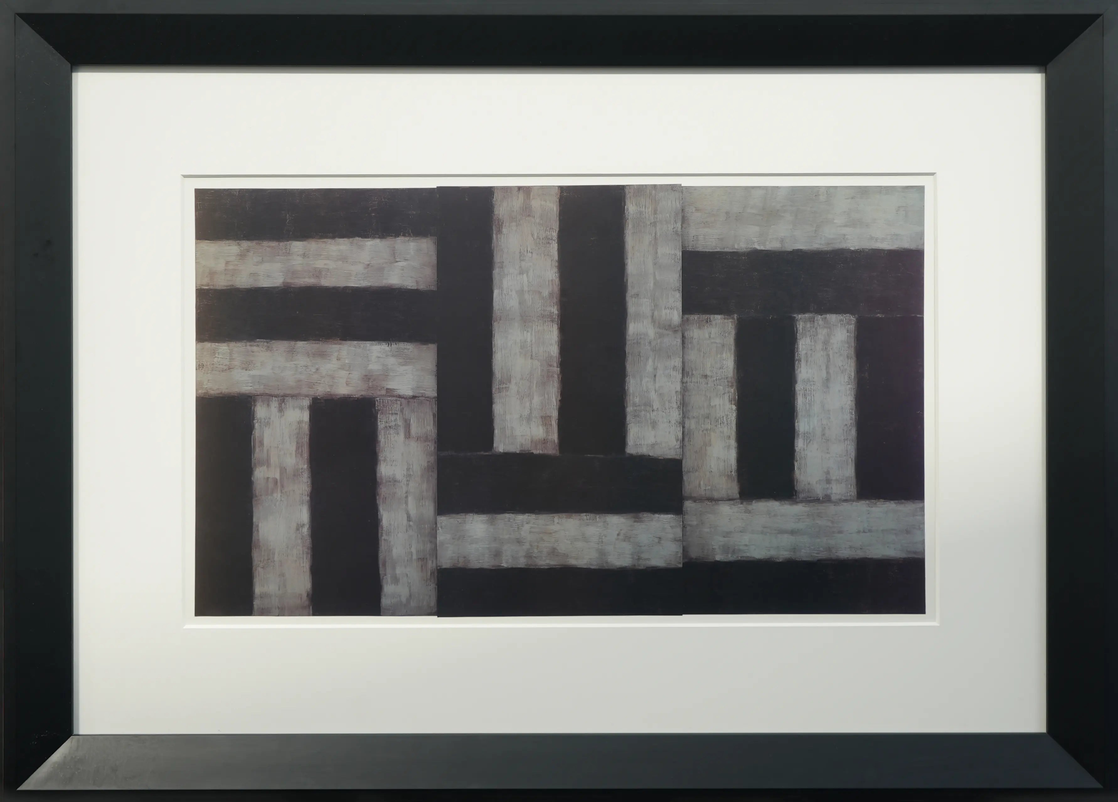 18415, Sean Scully, Durango (Black Abstraction), 1990