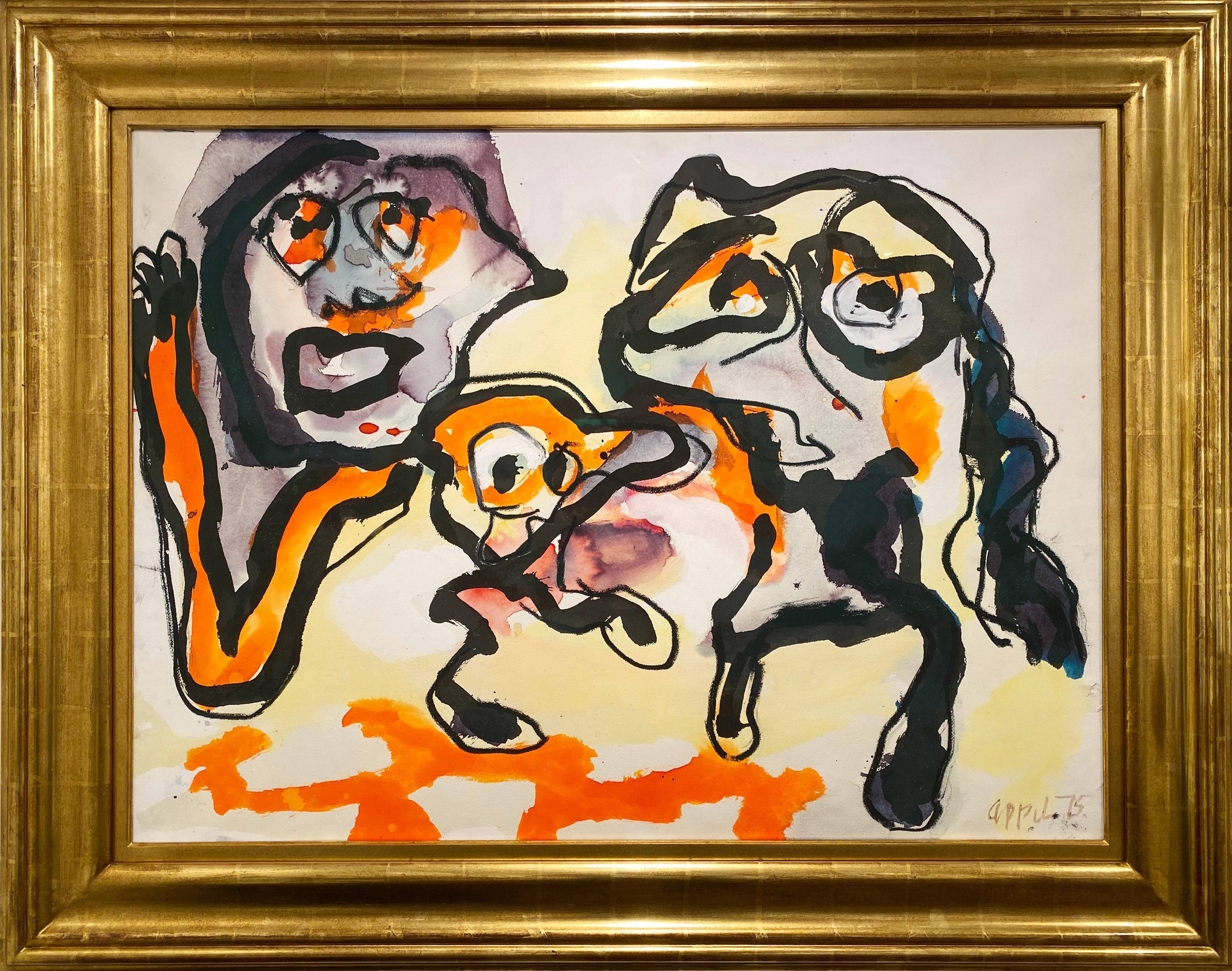 18017, Karel Appel, Figures, 1975