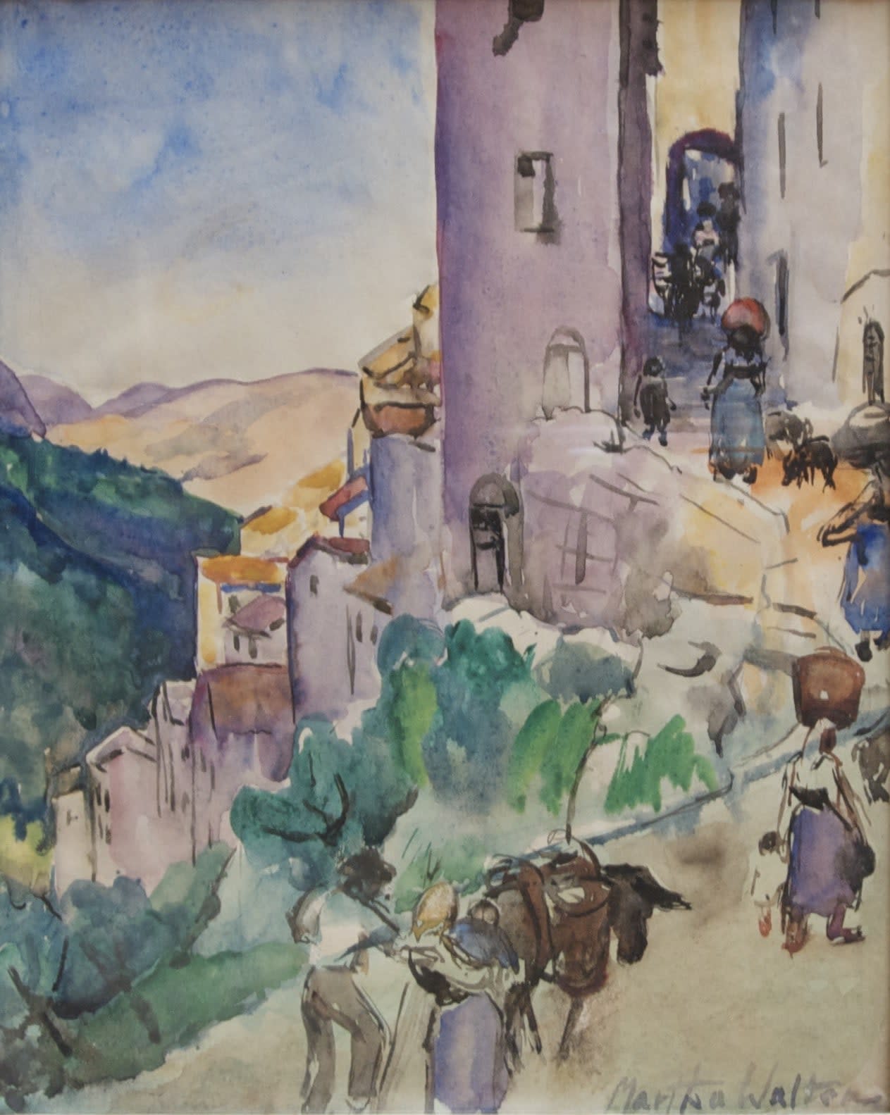 14982, Martha Walter, Up the Hill, Circa 1930