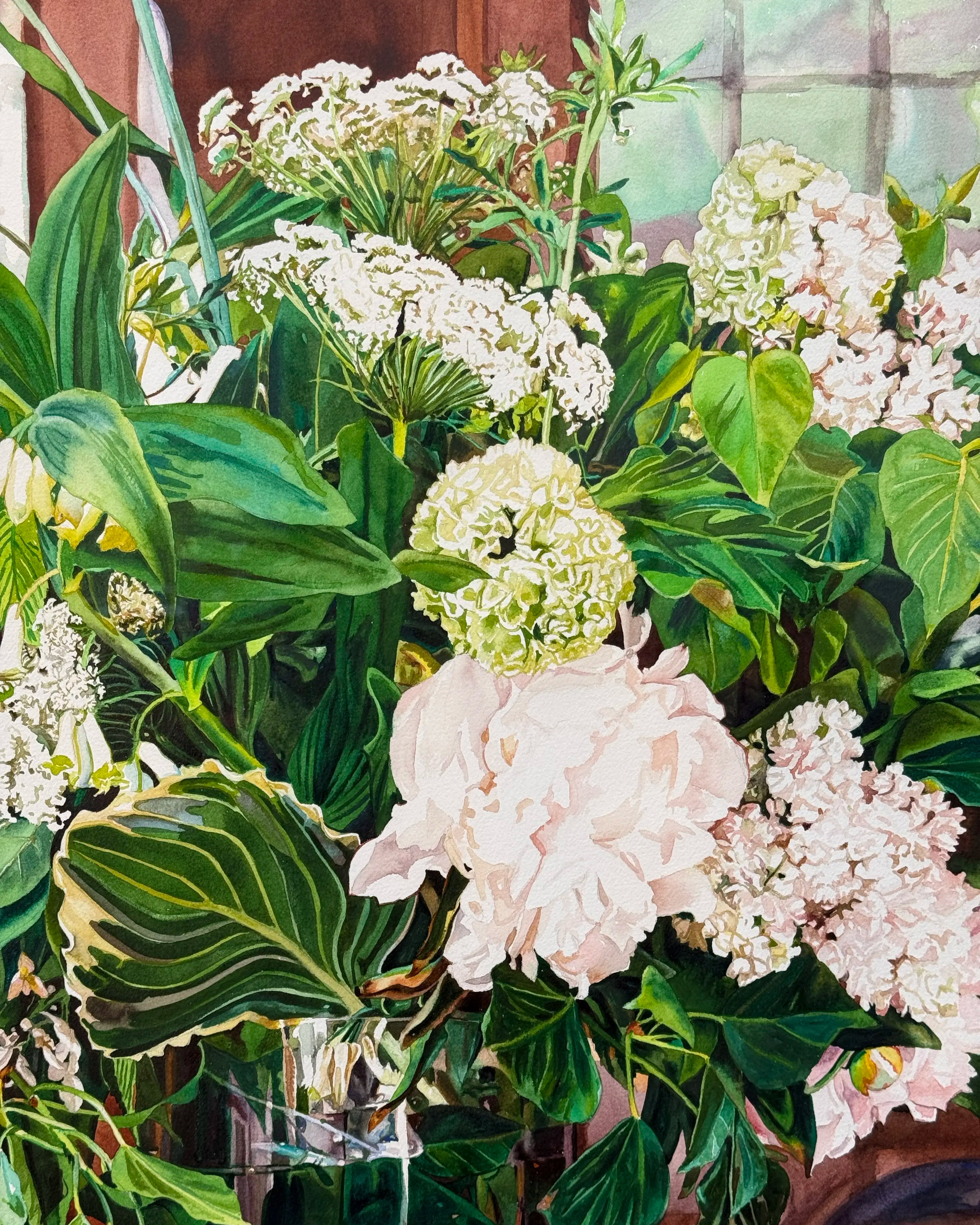 18840, Carolyn Brady, Grand White Flower Bouquet, New York, 2001