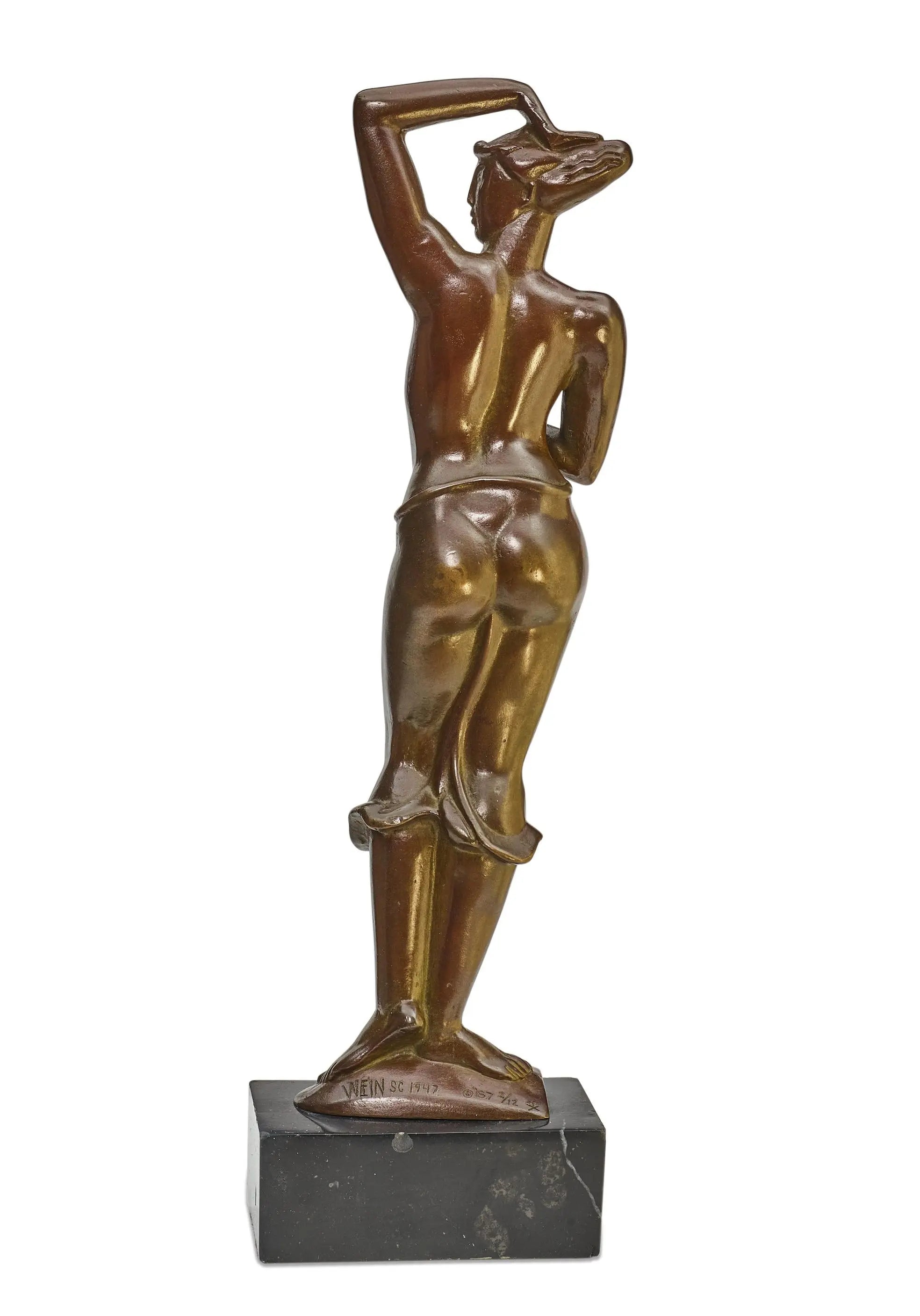 17116, Albert Wein, Dancing Girl, Modeled 1947-48, this cast 1987