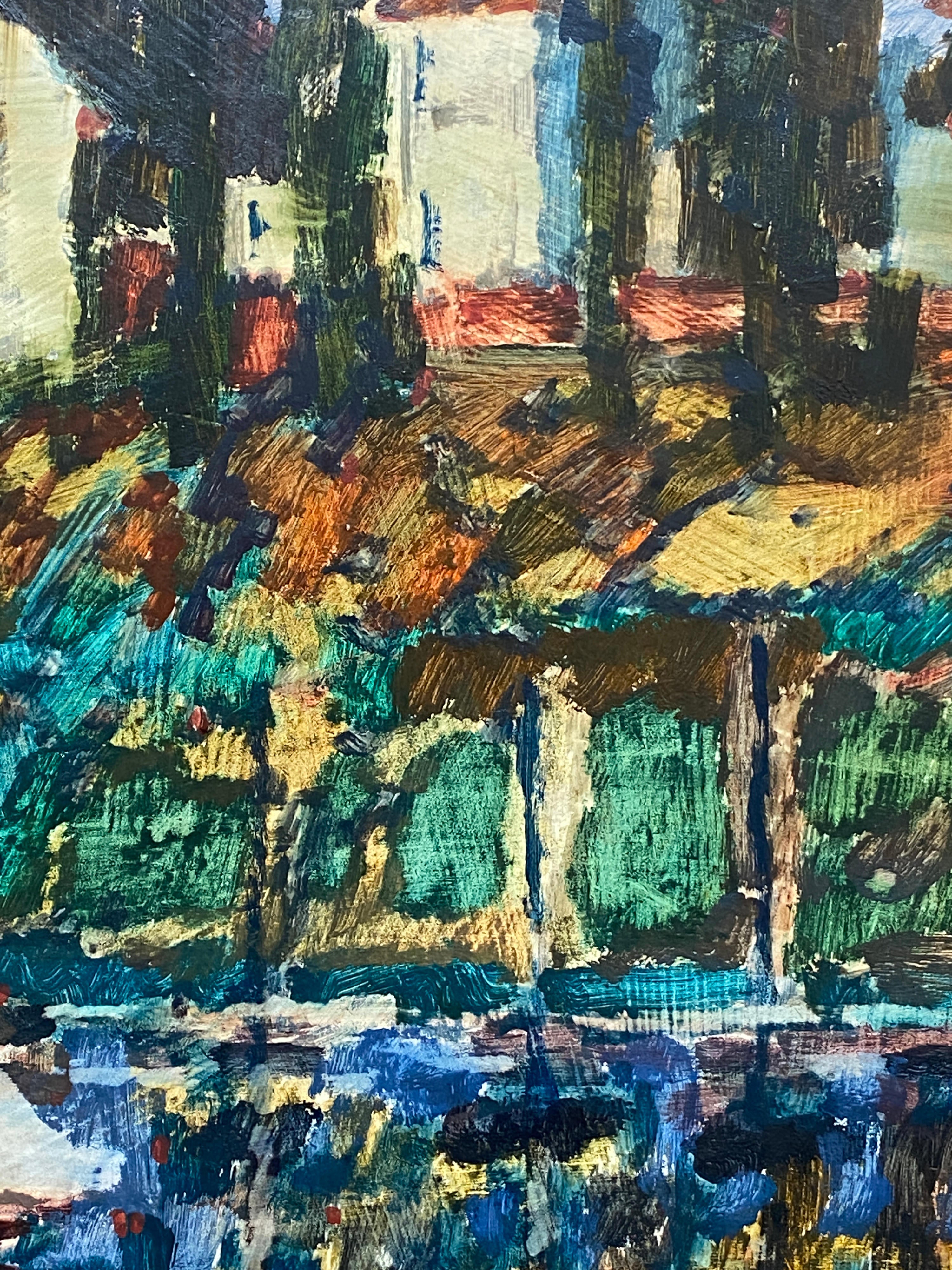 18590, Donald R. Purdy, Sailboats on the River, 1961