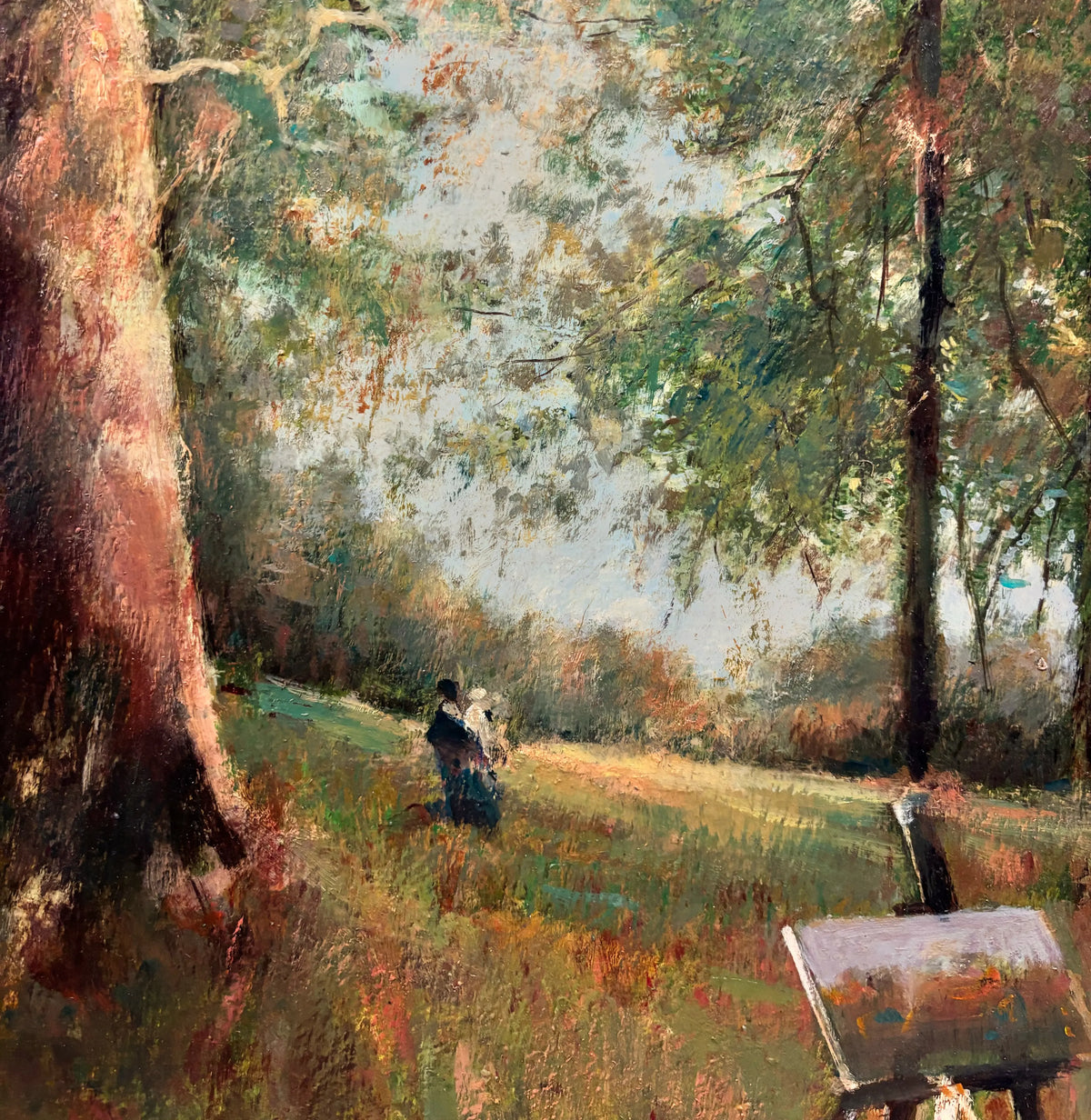15661, Donald R. Purdy, Painting in Plein Air, 1975