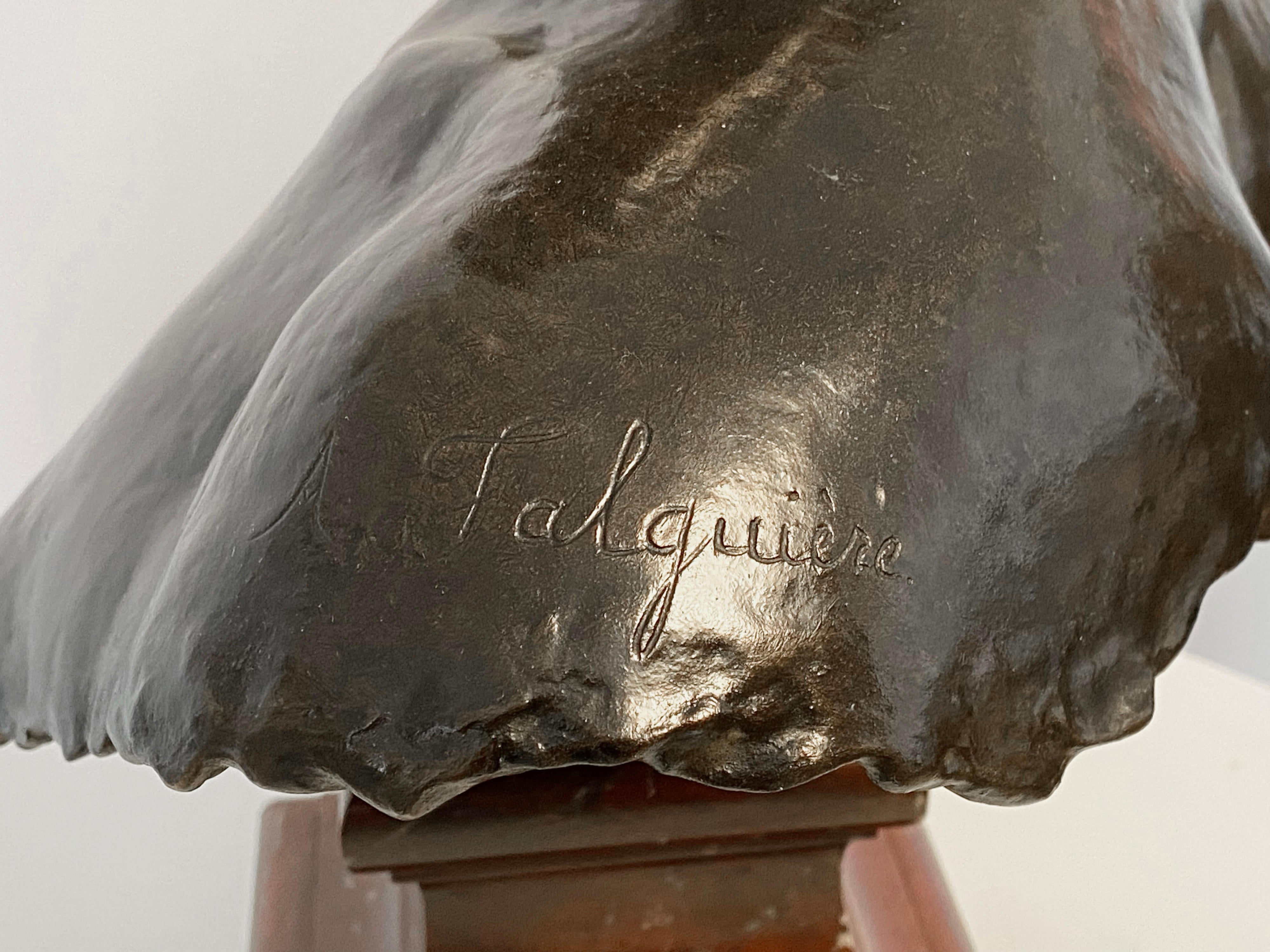 18190, Jean Alexandre Joseph Falguière, Bust of Diana, circa 1882