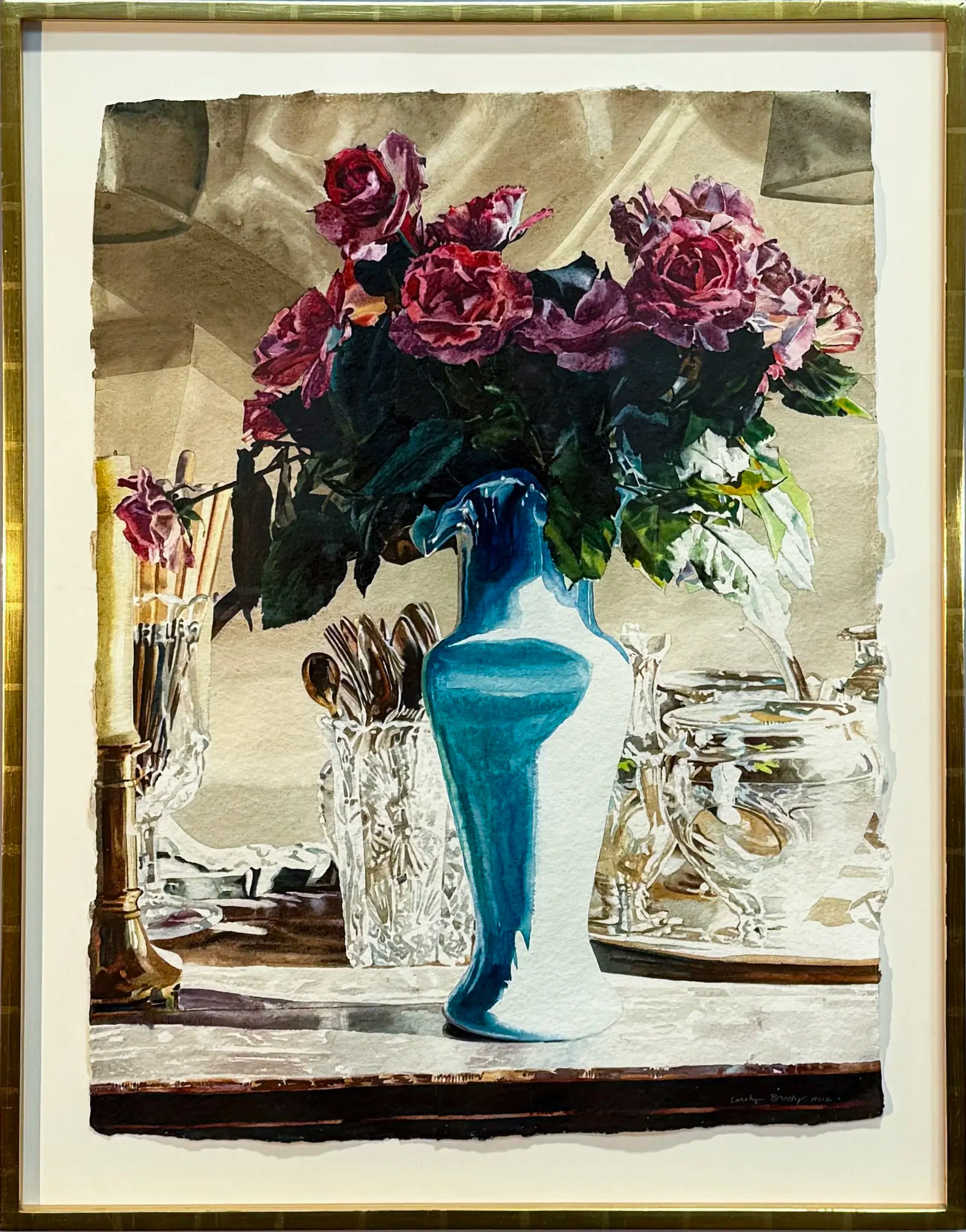 18837, Carolyn Brady, Deep Red Roses, 1991