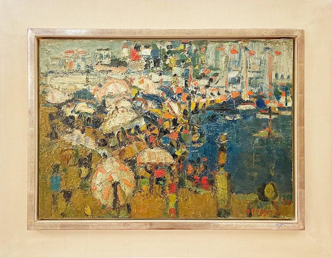 14671, André Cottavoz, Les Parasols, 1954