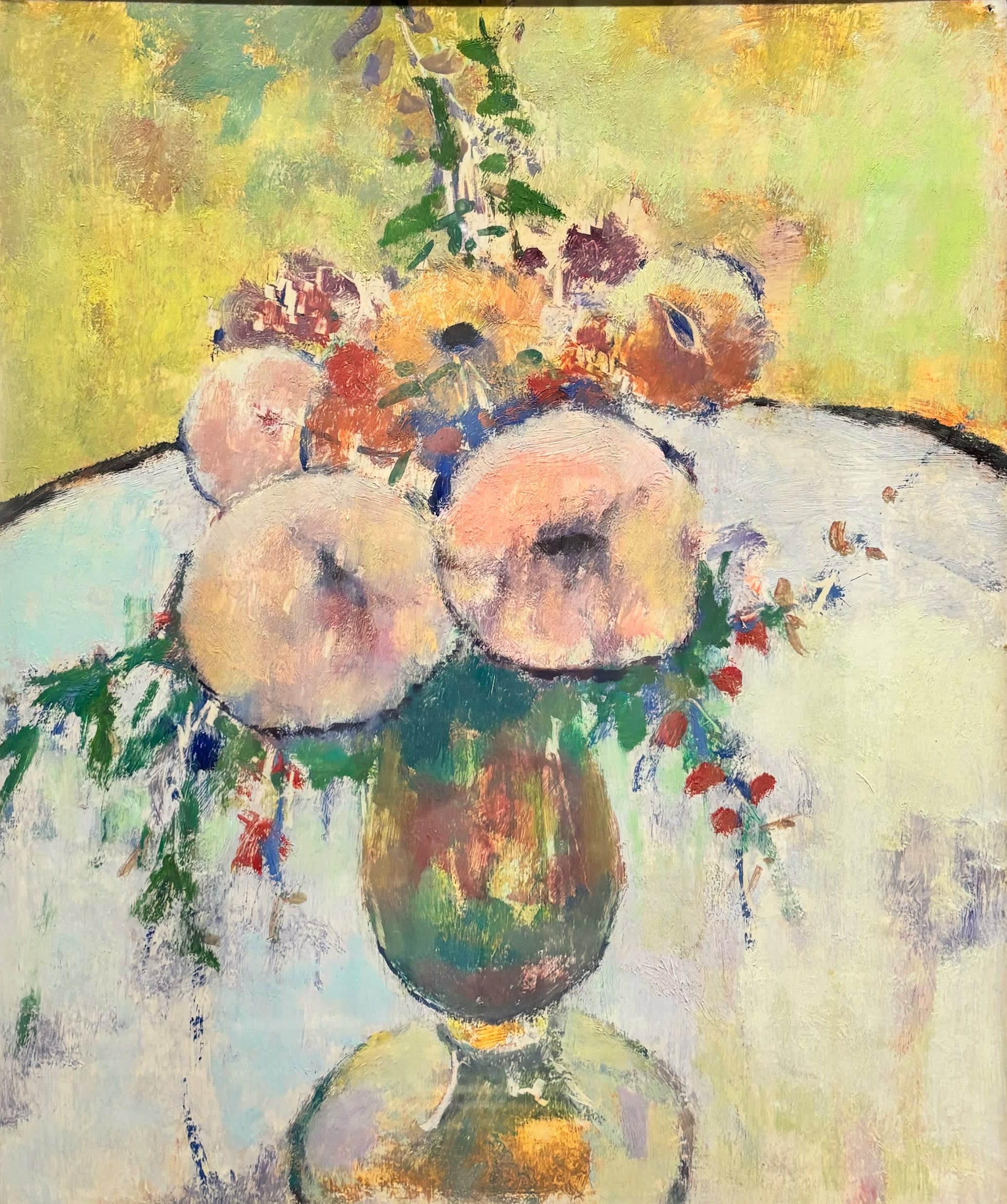 16137, Donald R. Purdy, Flowers: Yellow Background