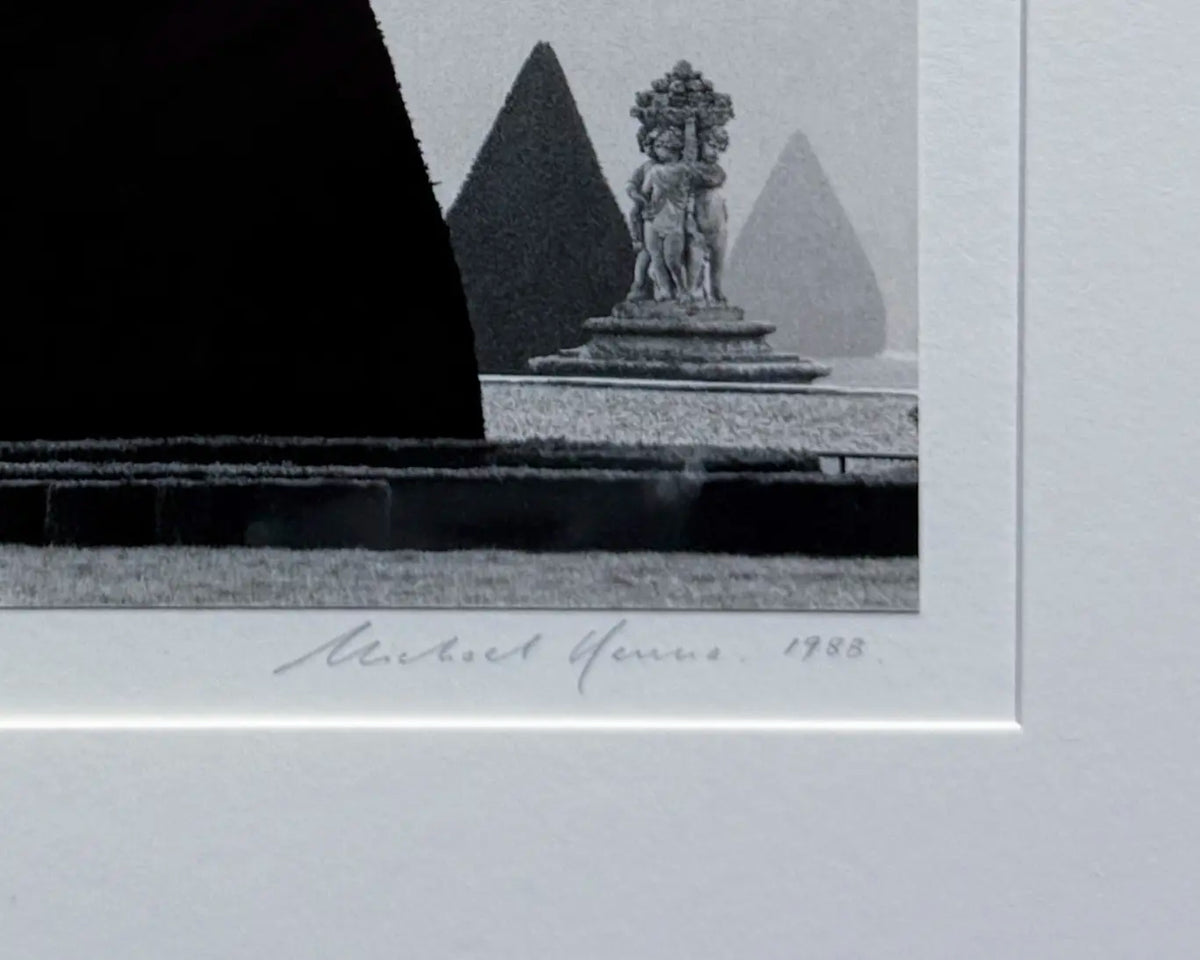 18910, Michael Kenna, Cherubs, Vaux-Le-Vicomte, France, 1988, printed 1990
