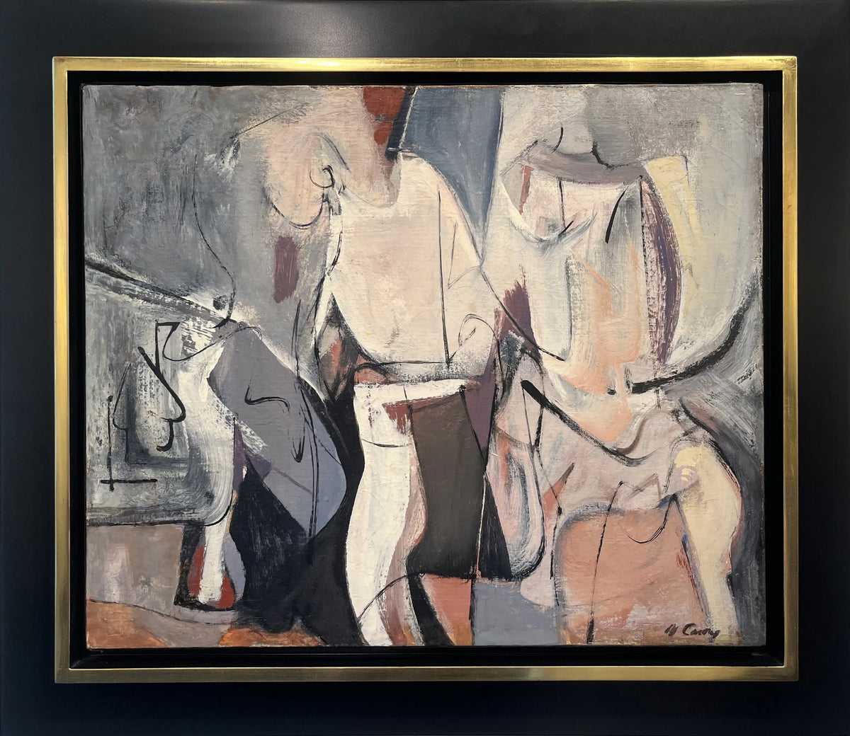 17304, Nicolas Carone, Figure Abstraction, 1948