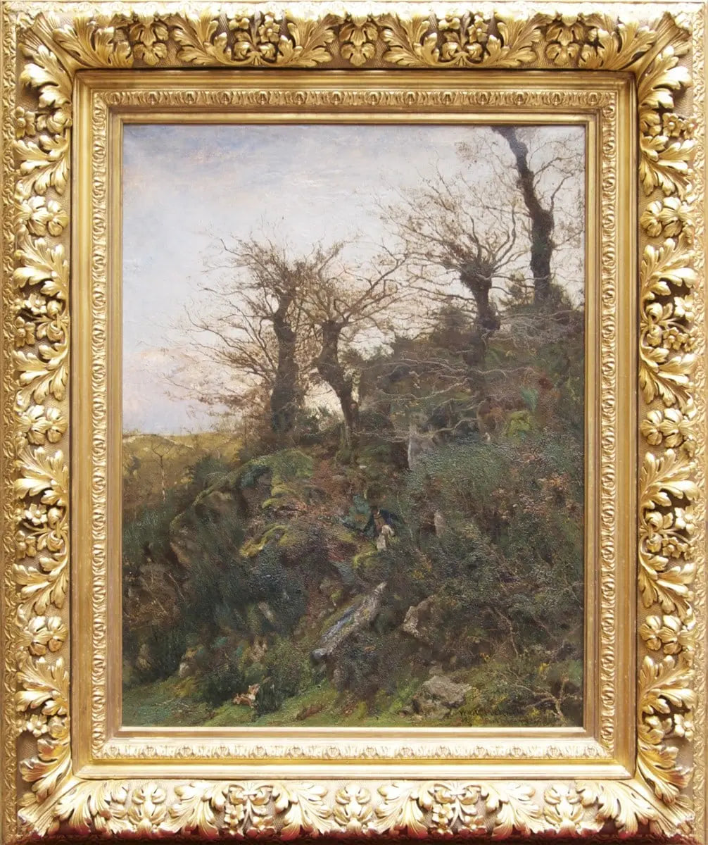 14904, William Lamb Picknell, Hunting, Pont-Aven, 1877