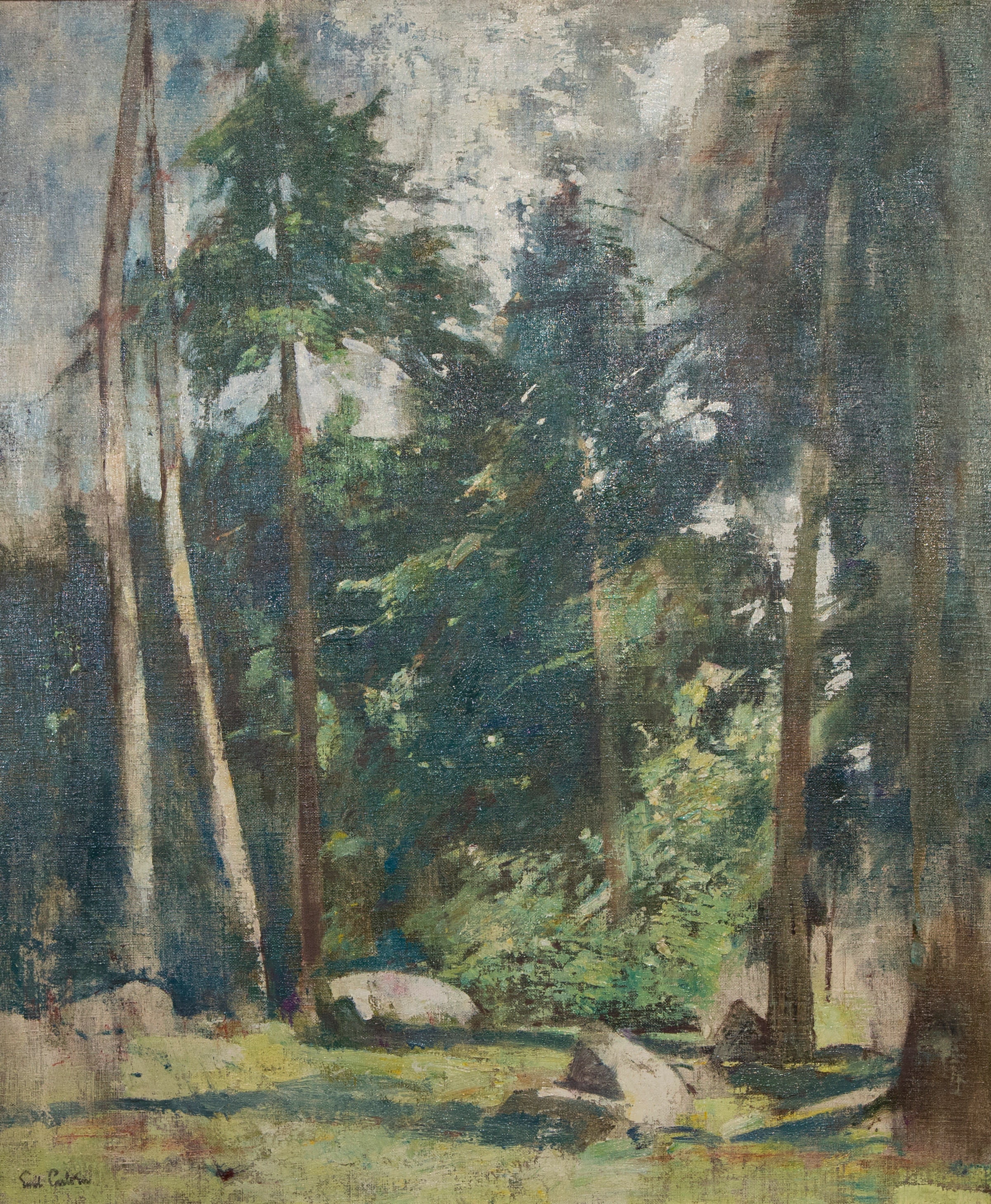 16151, Soren Emil Carlsen, Forest Clearing, c. 1931