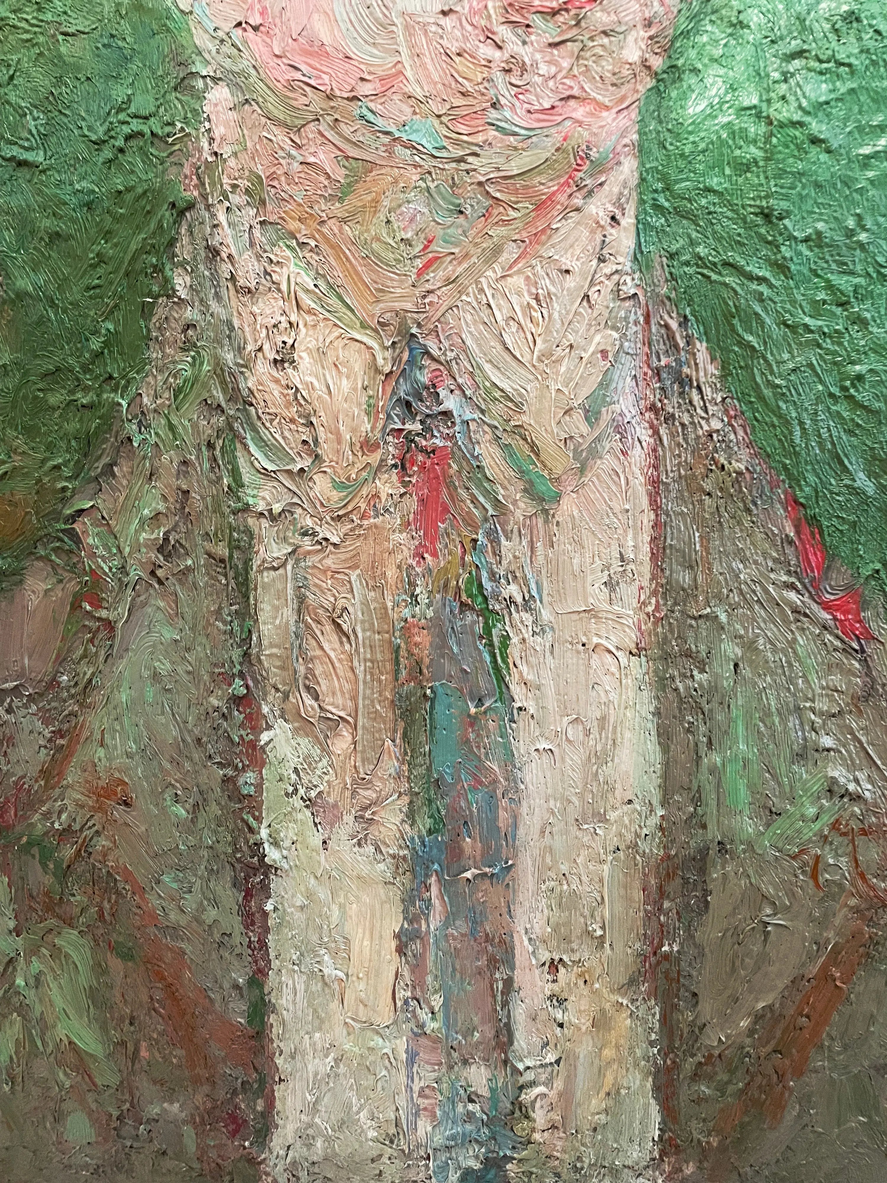 14680, André Cottavoz, M. Rosenhaft, Vert et Rose, 1955
