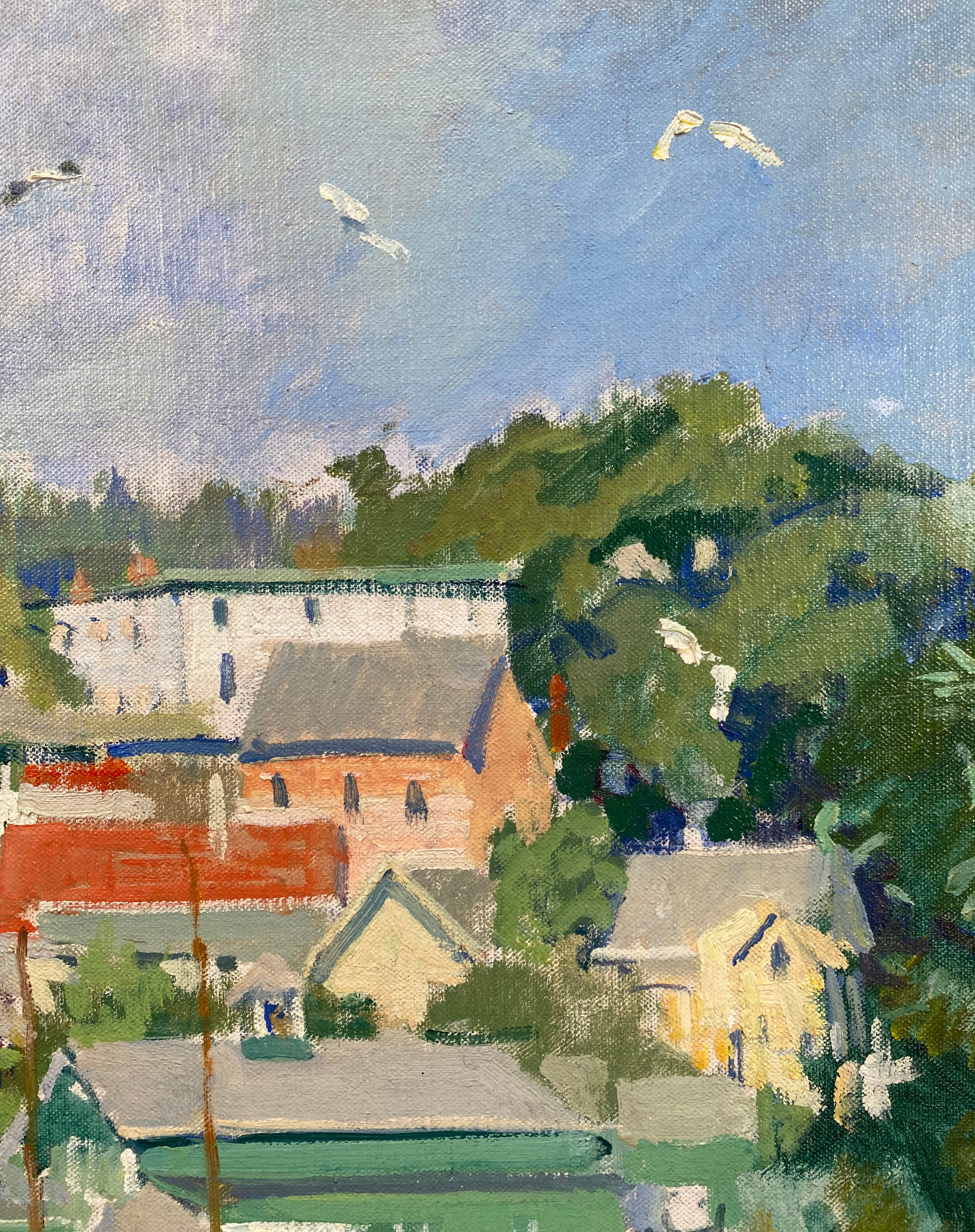 14390, George Oberteuffer, Boothbay Harbor from the Hill, c. 1930