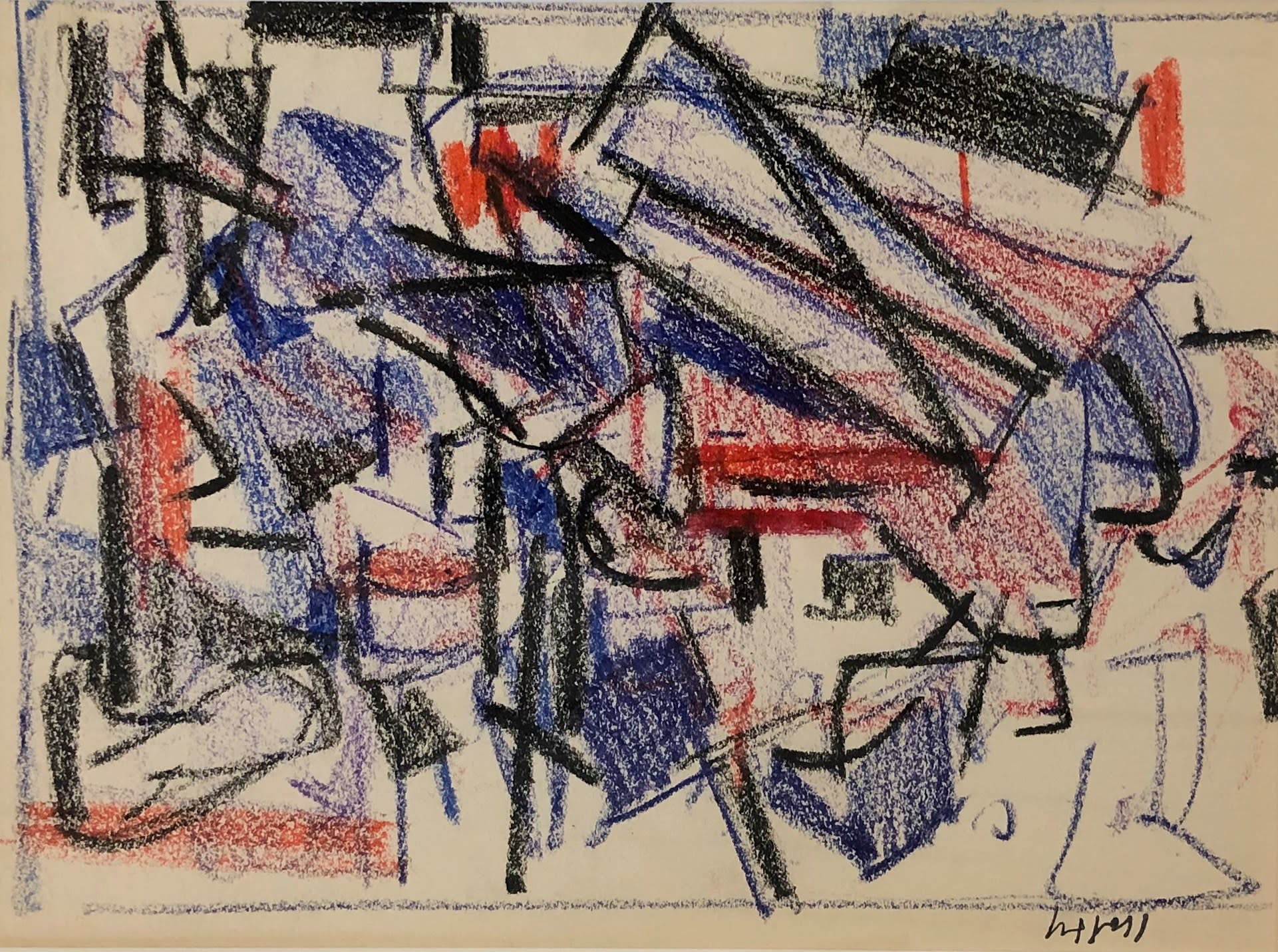 17019, Carl Holty, Color Cityscape Sketchbook #5