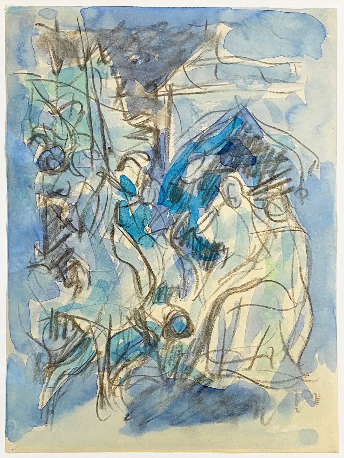 16804, Carl Holty, Descent from the Cross #380, c. 1951