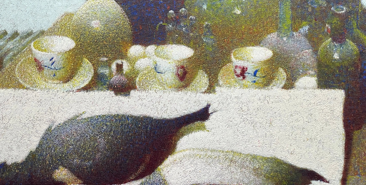 16047, Carl Schmitt, Ducks in the Studio, c. 1973